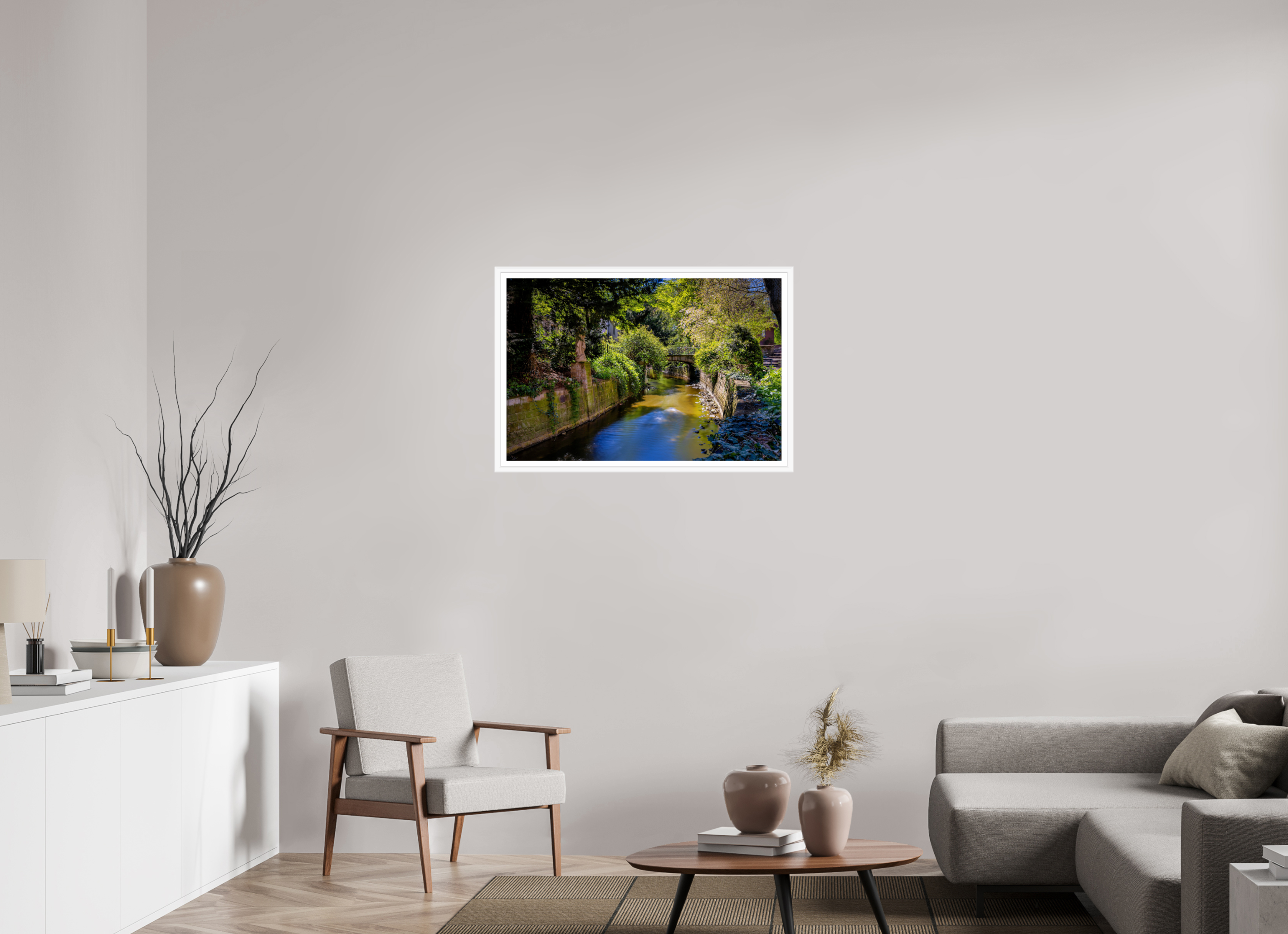 90 x 60 cm, Bern weiß und Rand AA Seitengang