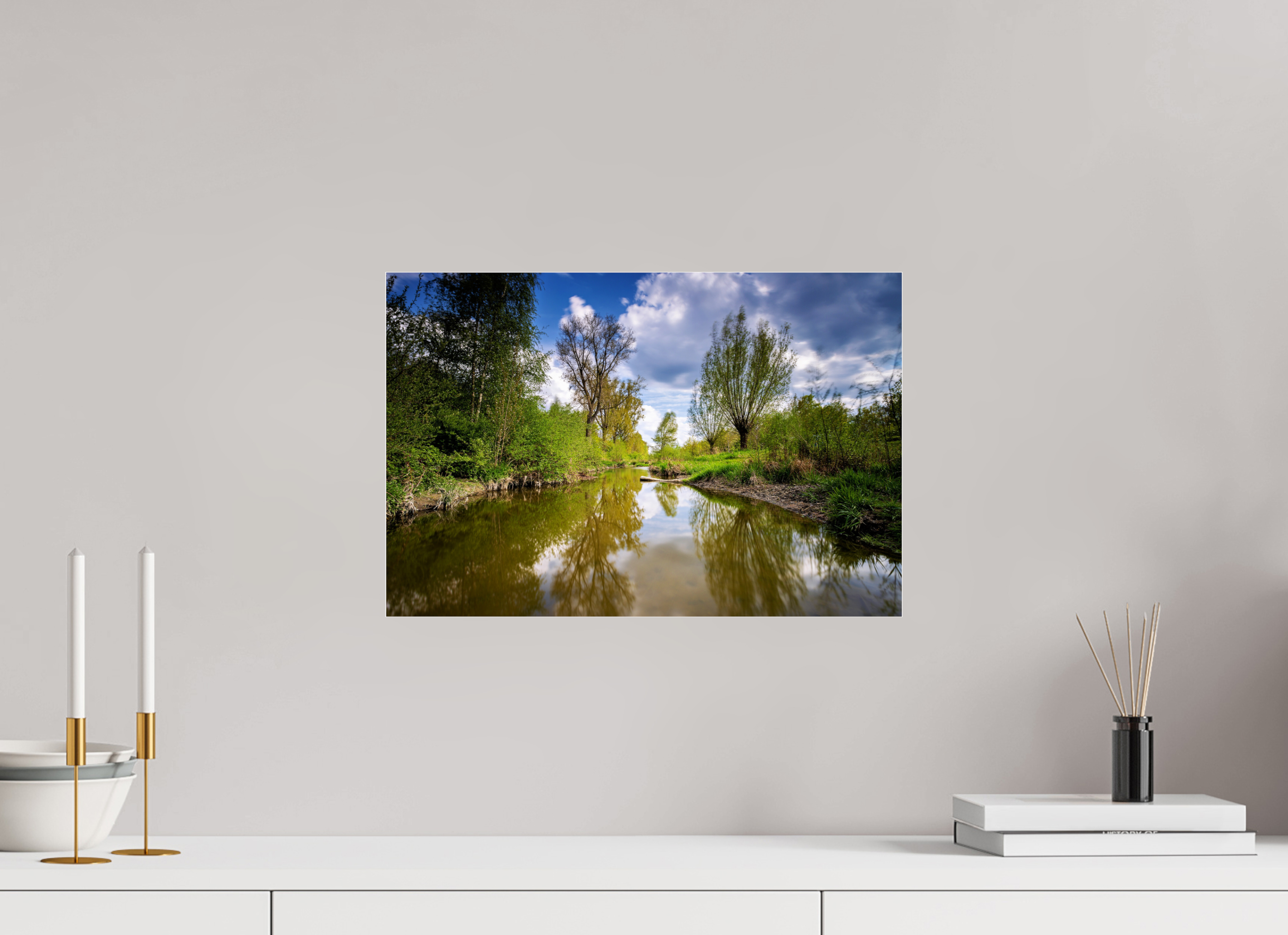 45 x 30 cm, Photo Print Under Acrylic Glass Aa Renaturierung