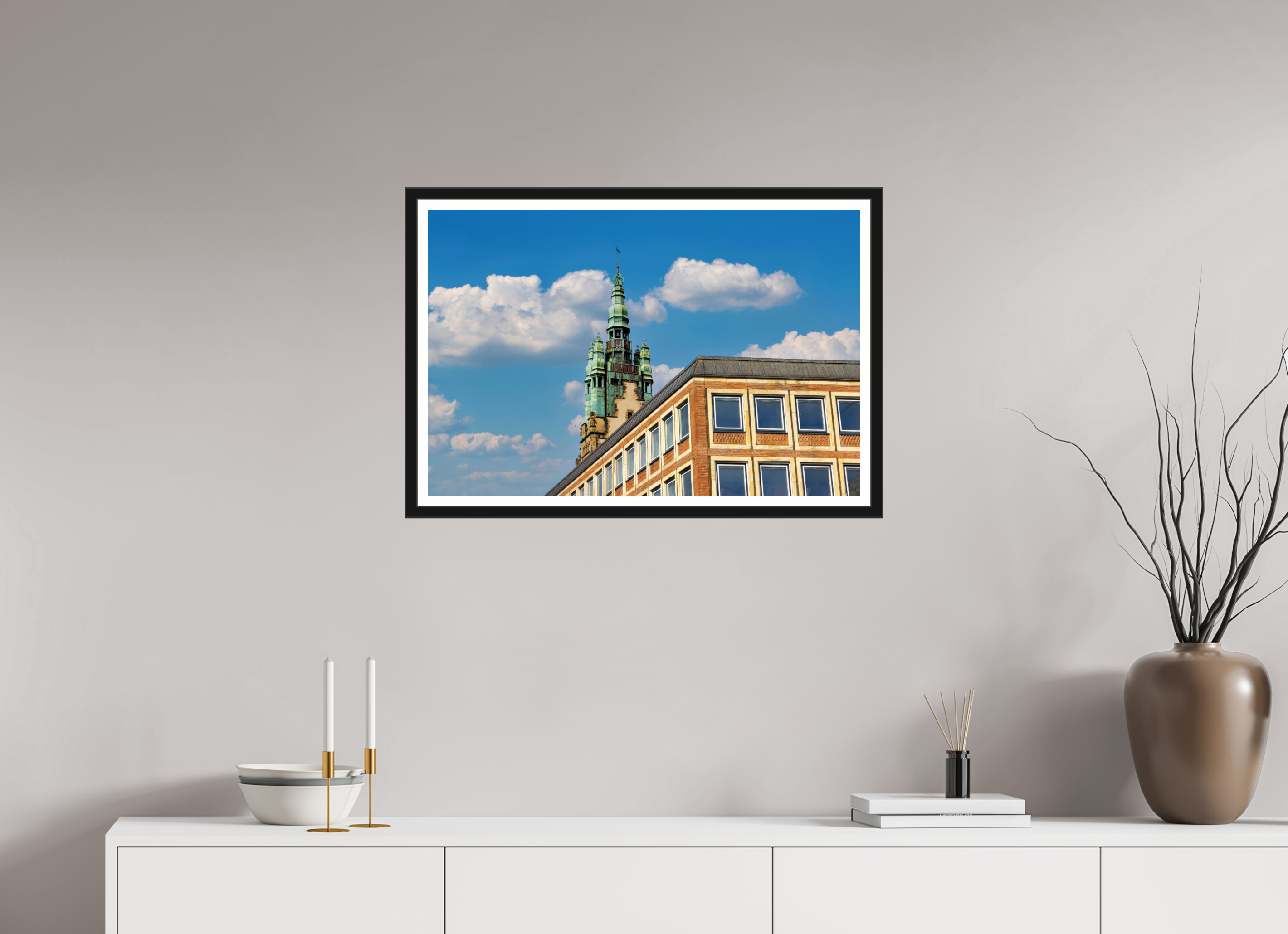 75 x 50 cm, Bern und Rand Stadthaustrum - Stadthaus