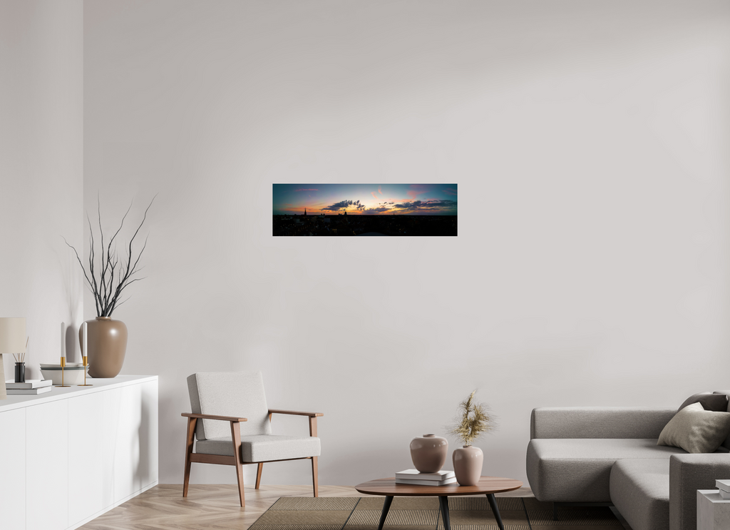 105,8 x 30 cm, Photo Print On Fuji Crystal DP II Skyline / Cineastisch