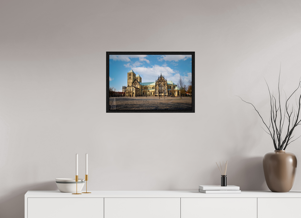 60 x 40 cm, Floater Frame Der Dom