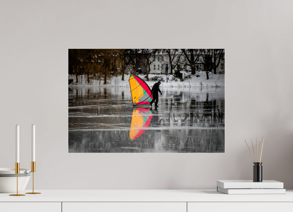 60 x 40 cm, Photo Print Under Acrylic Glass Der Eissegler