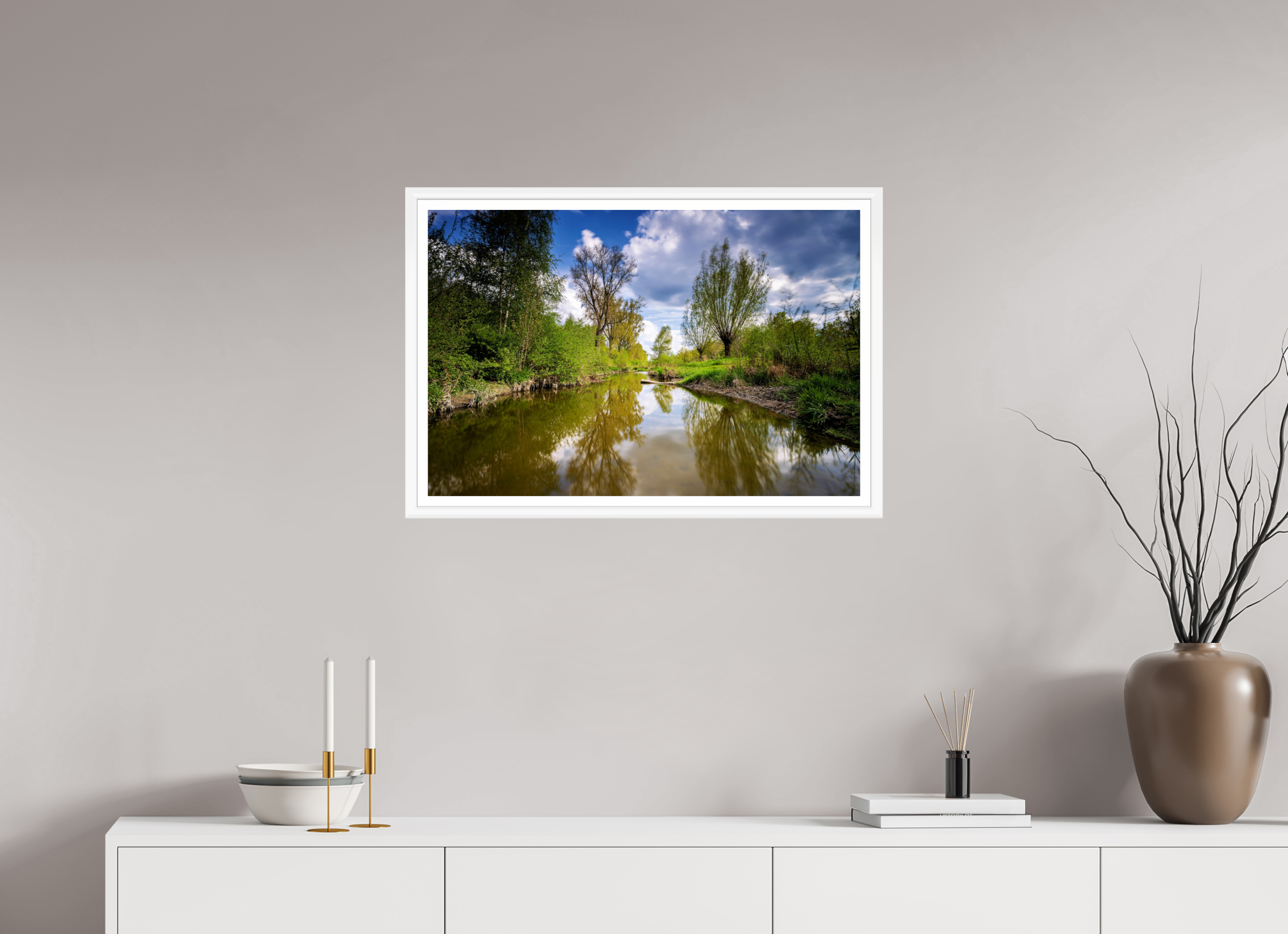 75 x 50 cm, Bern weiß und Rand Aa Renaturierung