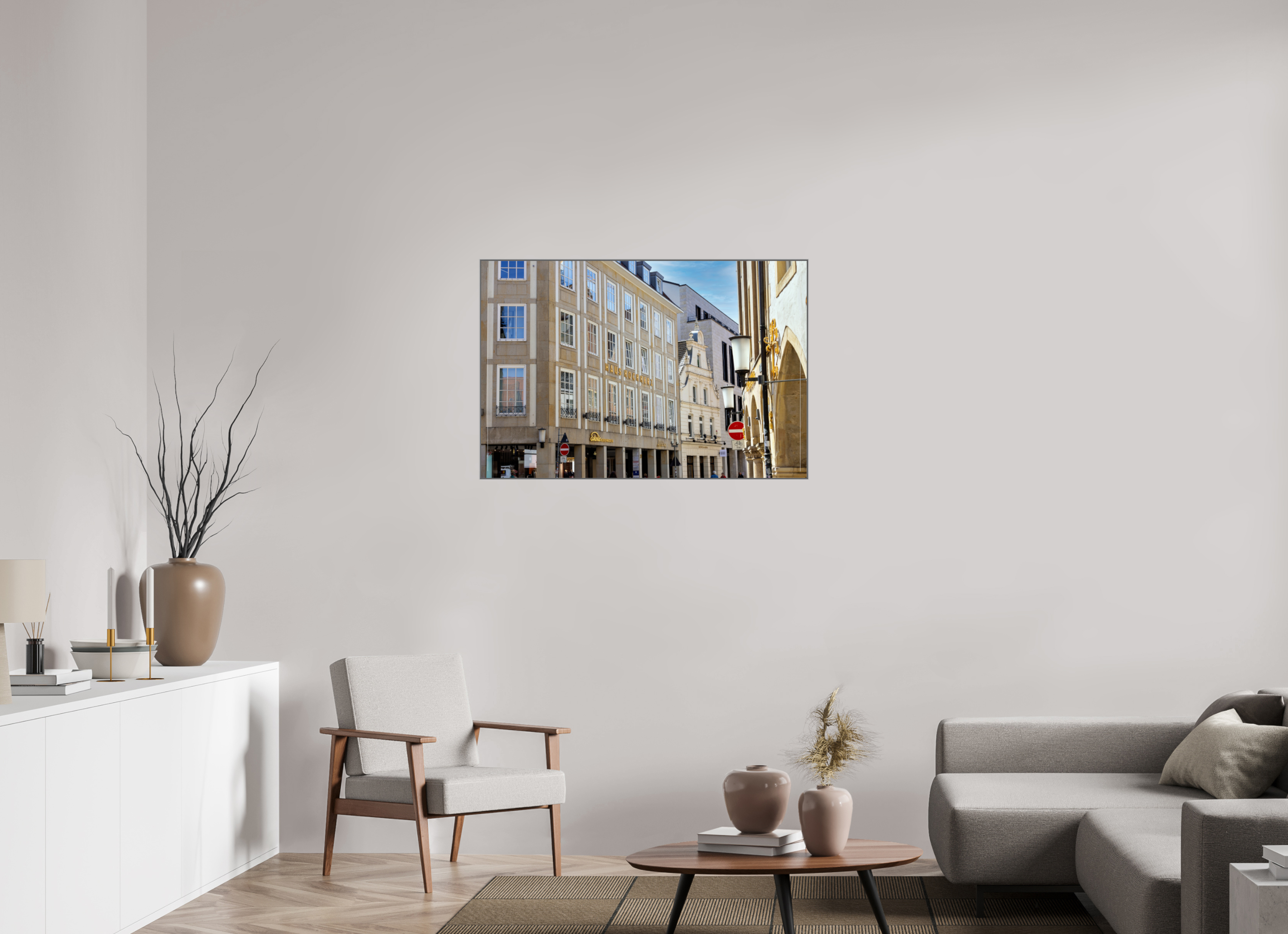 105 x 70 cm, Alurahmen 25mm Hochherz