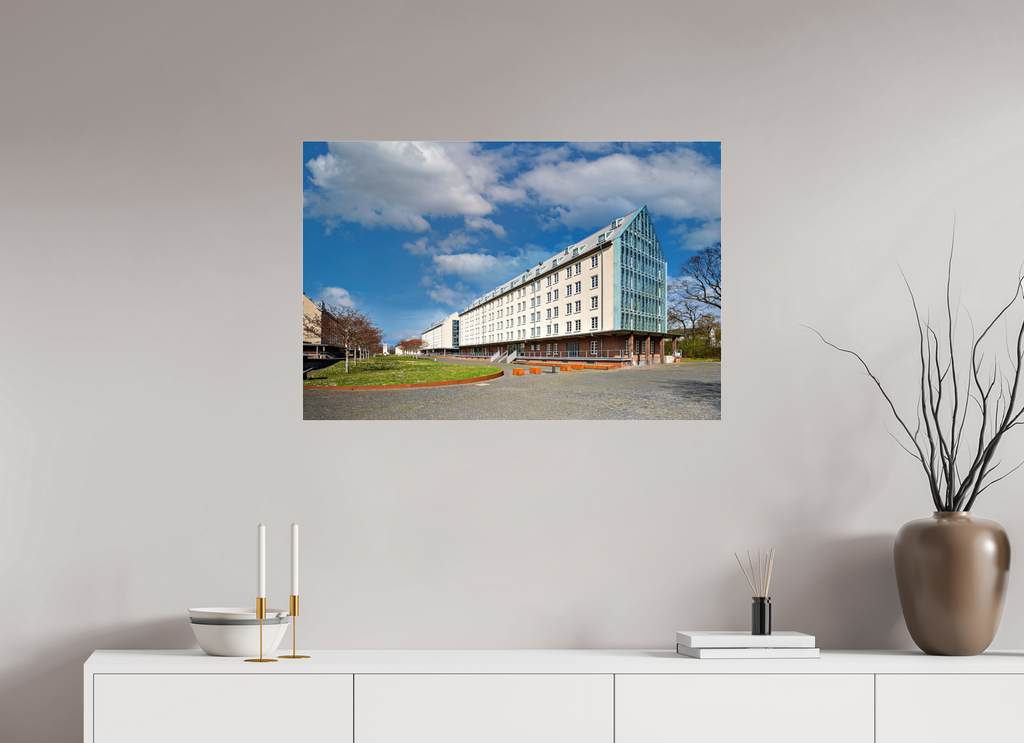 90 x 60 cm, Photo Print Under Acrylic Glass Die Speicherstadt