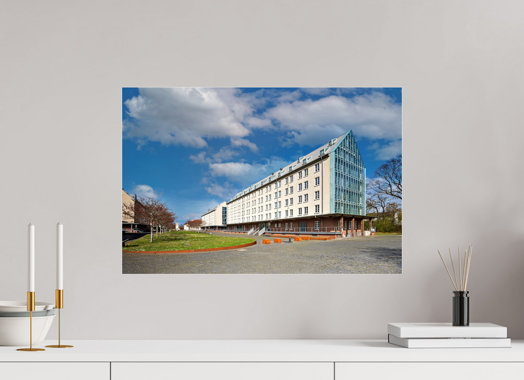 60 x 40 cm, Photo Print Under Acrylic Glass Die Speicherstadt