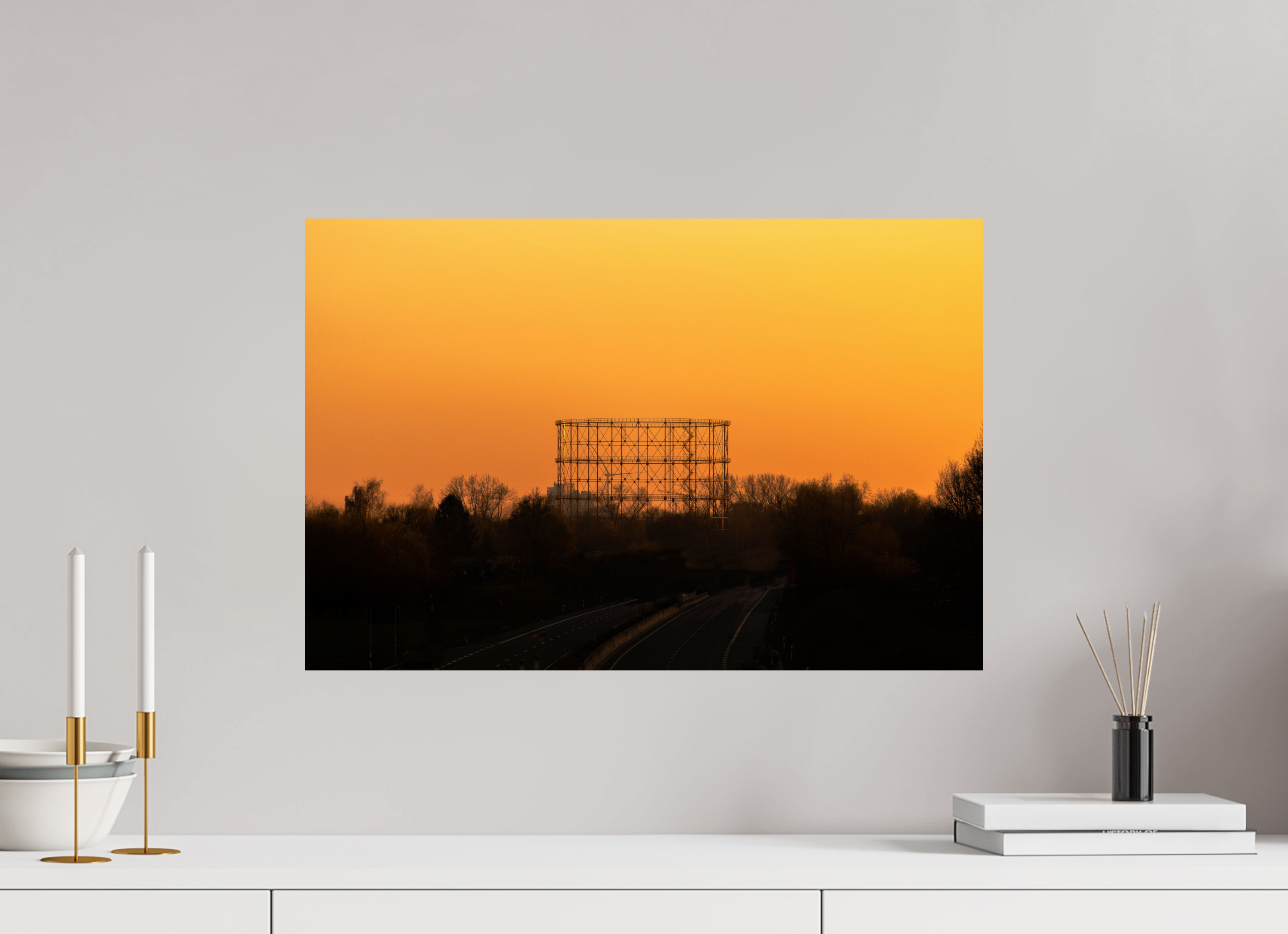 60 x 40 cm, Baryta - Fine Art Der Gasometer