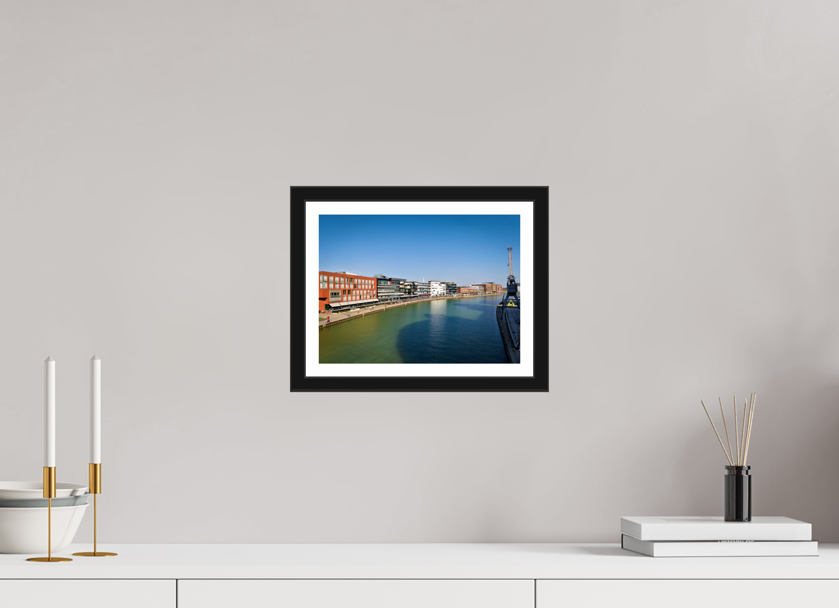 28 x 21 cm, Bern und Rand Münster Hafen – Ruhe zwischen Stahl und Wasser