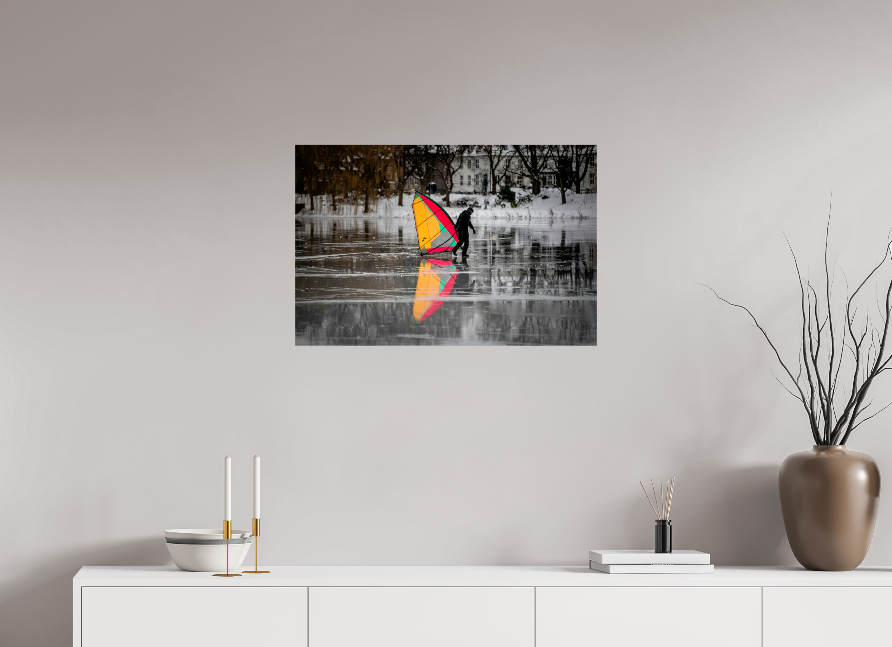 75 x 50 cm, Baryta - Fine Art Der Eissegler