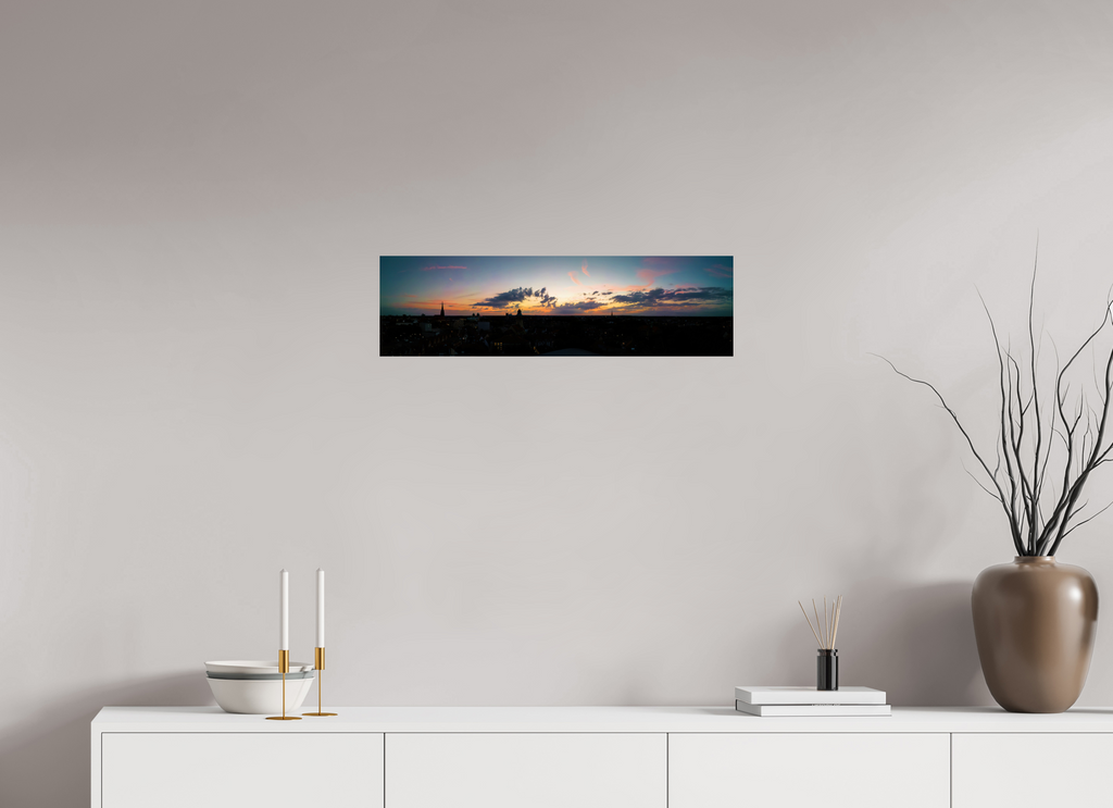 70,5 x 20 cm, Photo Print On Fuji Crystal DP II Skyline / Cineastisch