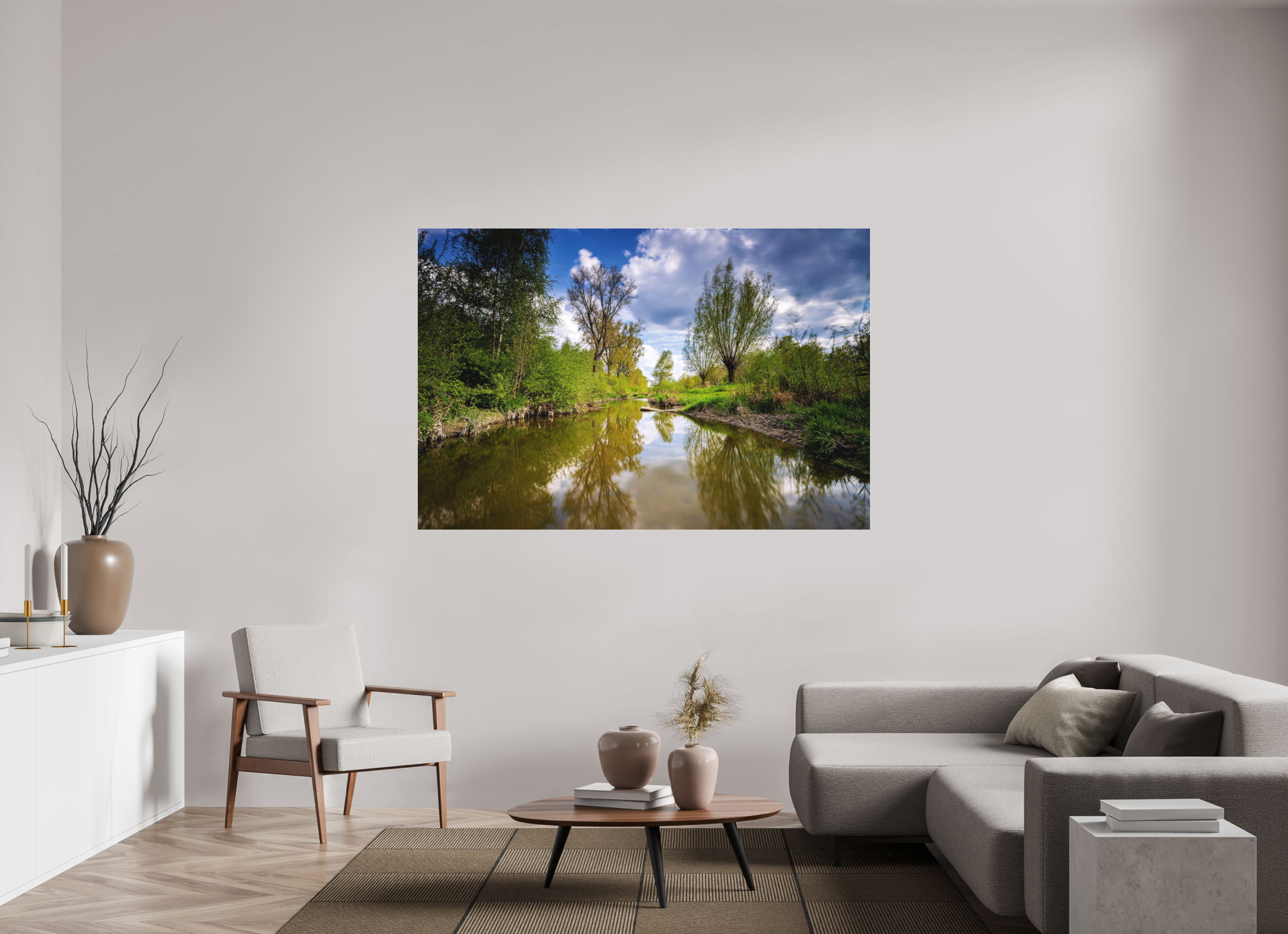 180 x 120 cm, Acrylglas Fine Art Pigmentdruck Aa Renaturierung