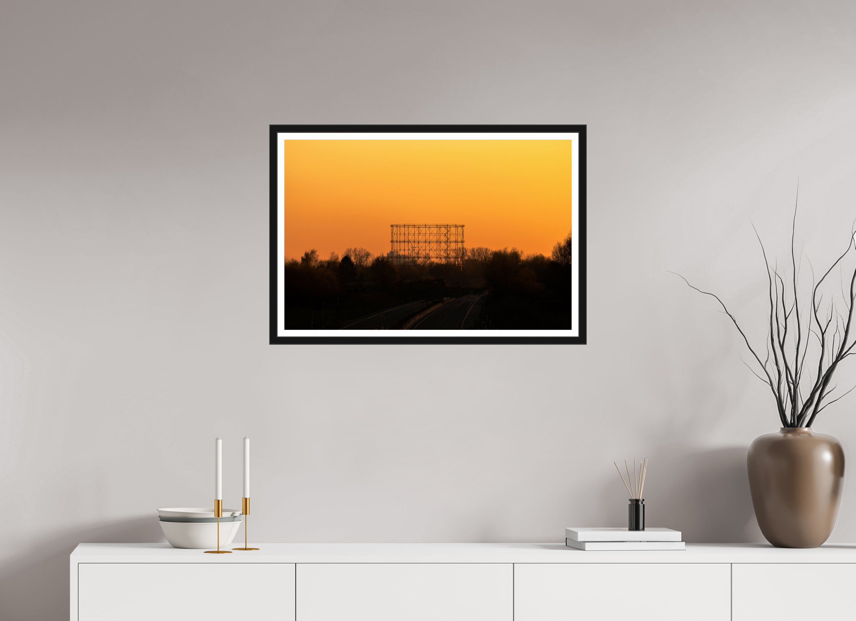 75 x 50 cm, Bern und Rand Der Gasometer