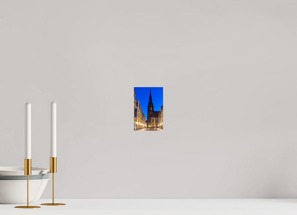 10 x 15 cm, Baryta - Fine Art Lamberti bei Nacht + Prinzipal