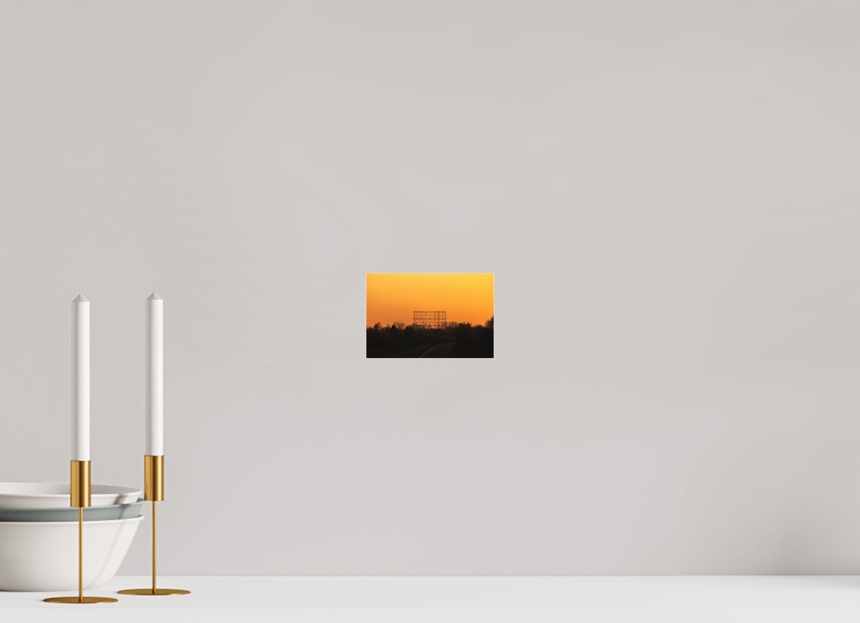 15 x 10 cm, Acrylglas Fine Art Pigmentdruck Der Gasometer