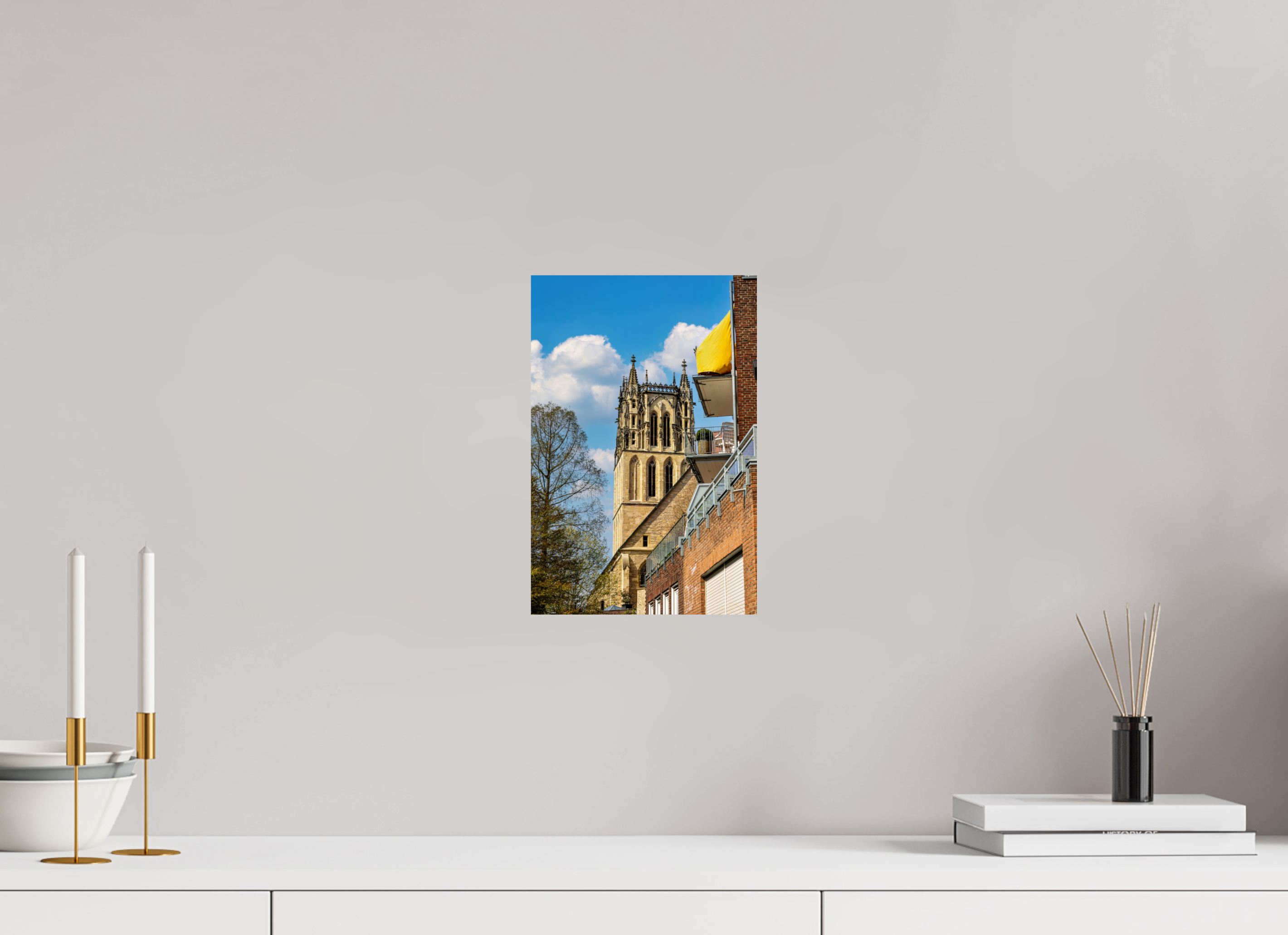 20 x 30 cm, Photo Print On Fuji Crystal DP II Überwasserkirche - im Hochformat