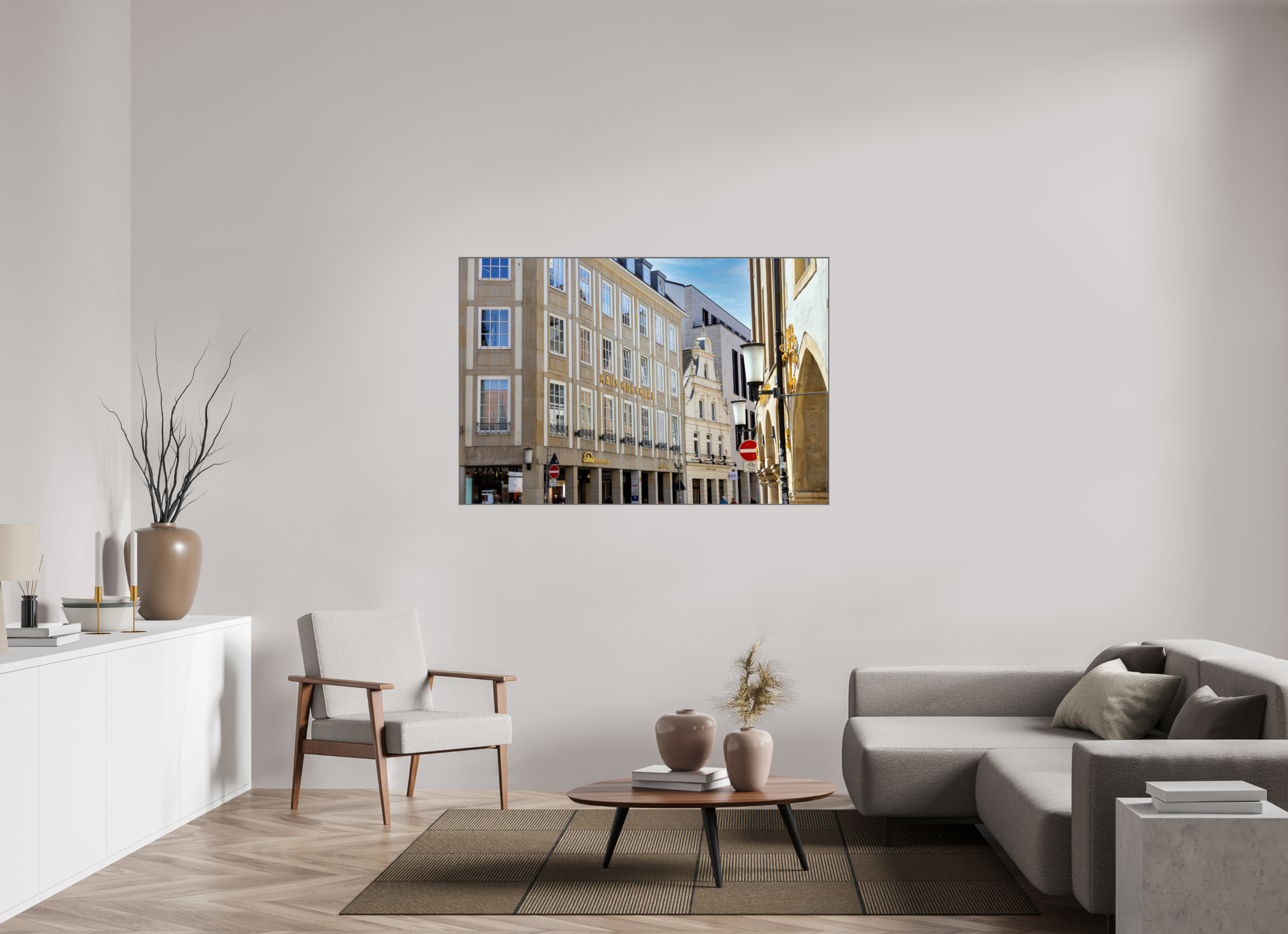 150 x 100 cm, Alurahmen 25mm Hochherz