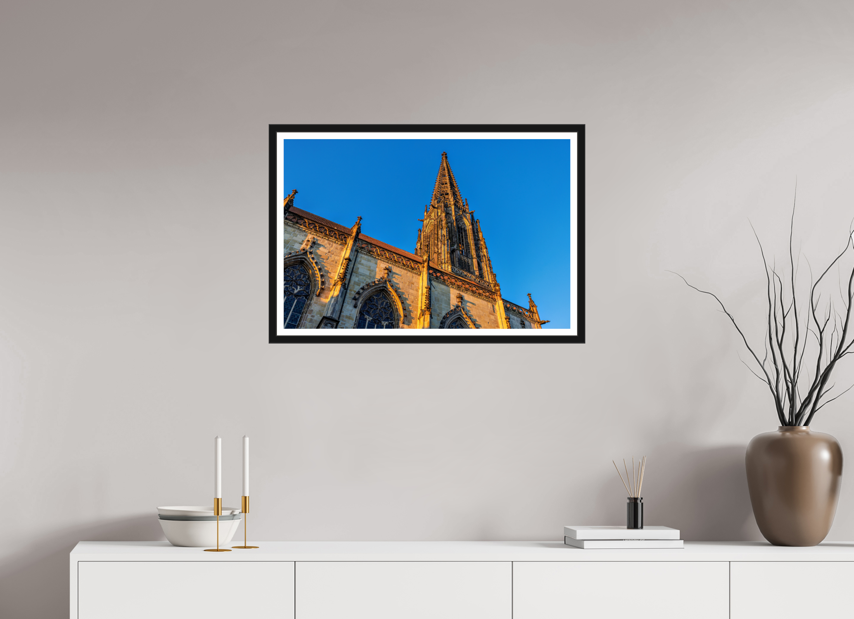 75 x 50 cm, Bern und Rand Lamberti seitlich