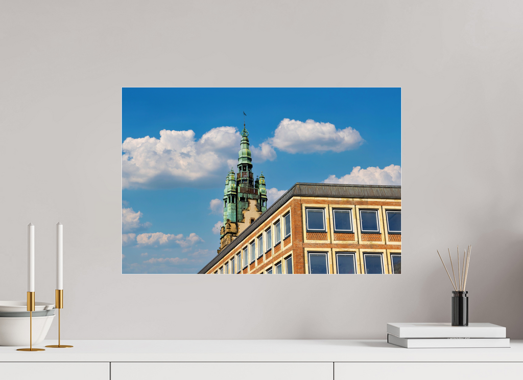 60 x 40 cm, Photo Print Under Acrylic Glass Stadthaustrum - Stadthaus
