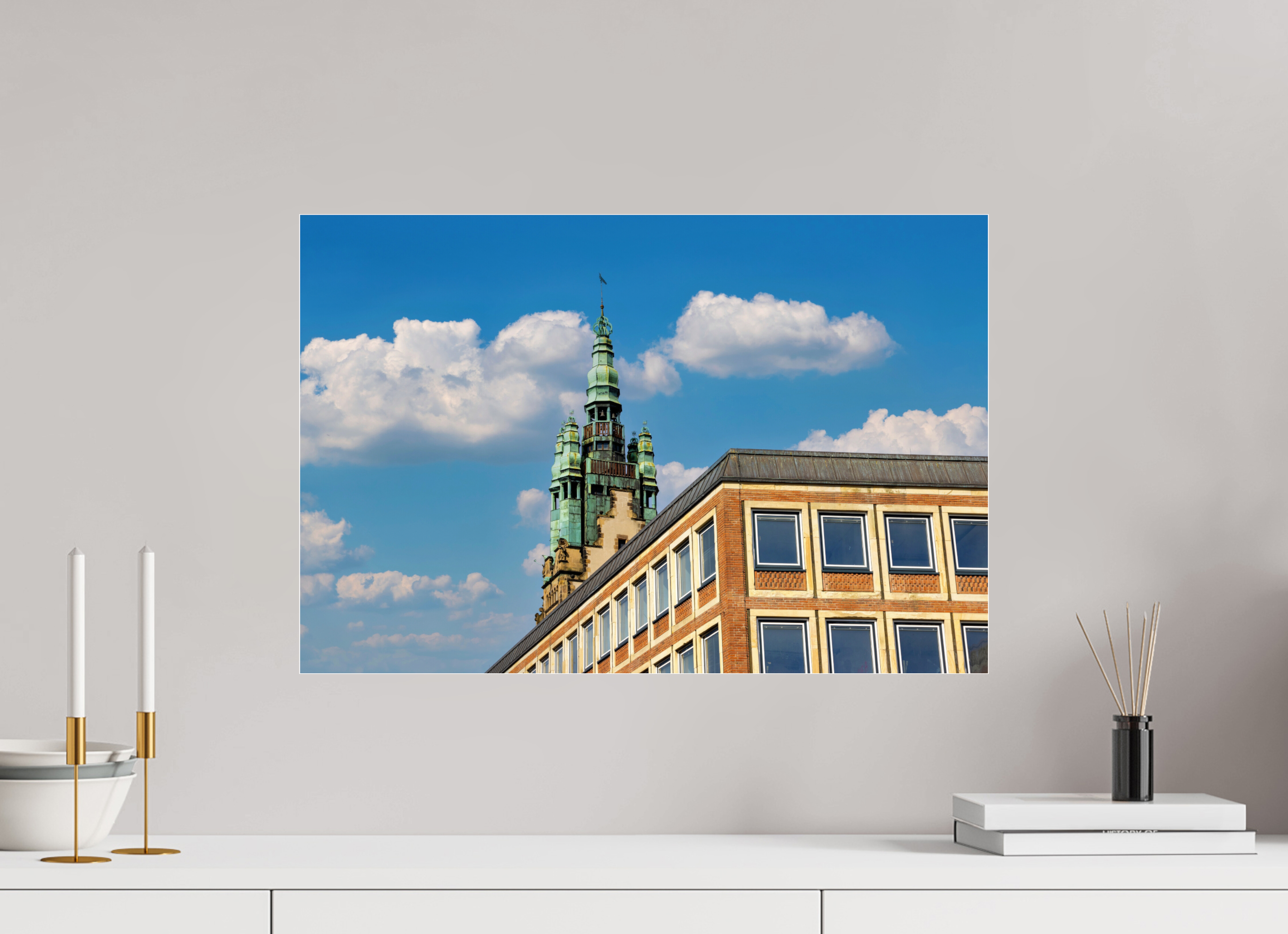 60 x 40 cm, Photo Print Under Acrylic Glass Stadthaustrum - Stadthaus