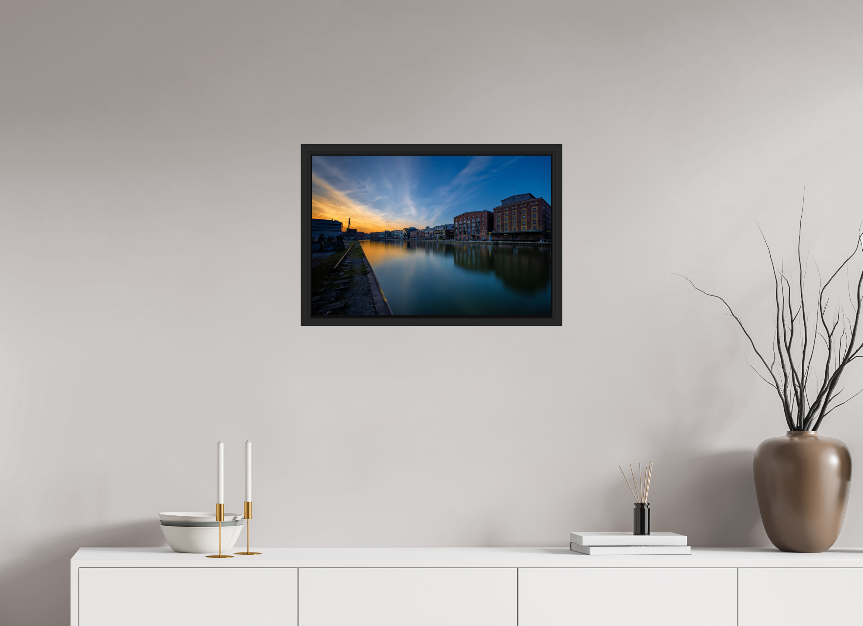 60 x 40 cm, Tokyo 20mm Schattenfuge 4mm Der Hafen im Überblick Teil 2
