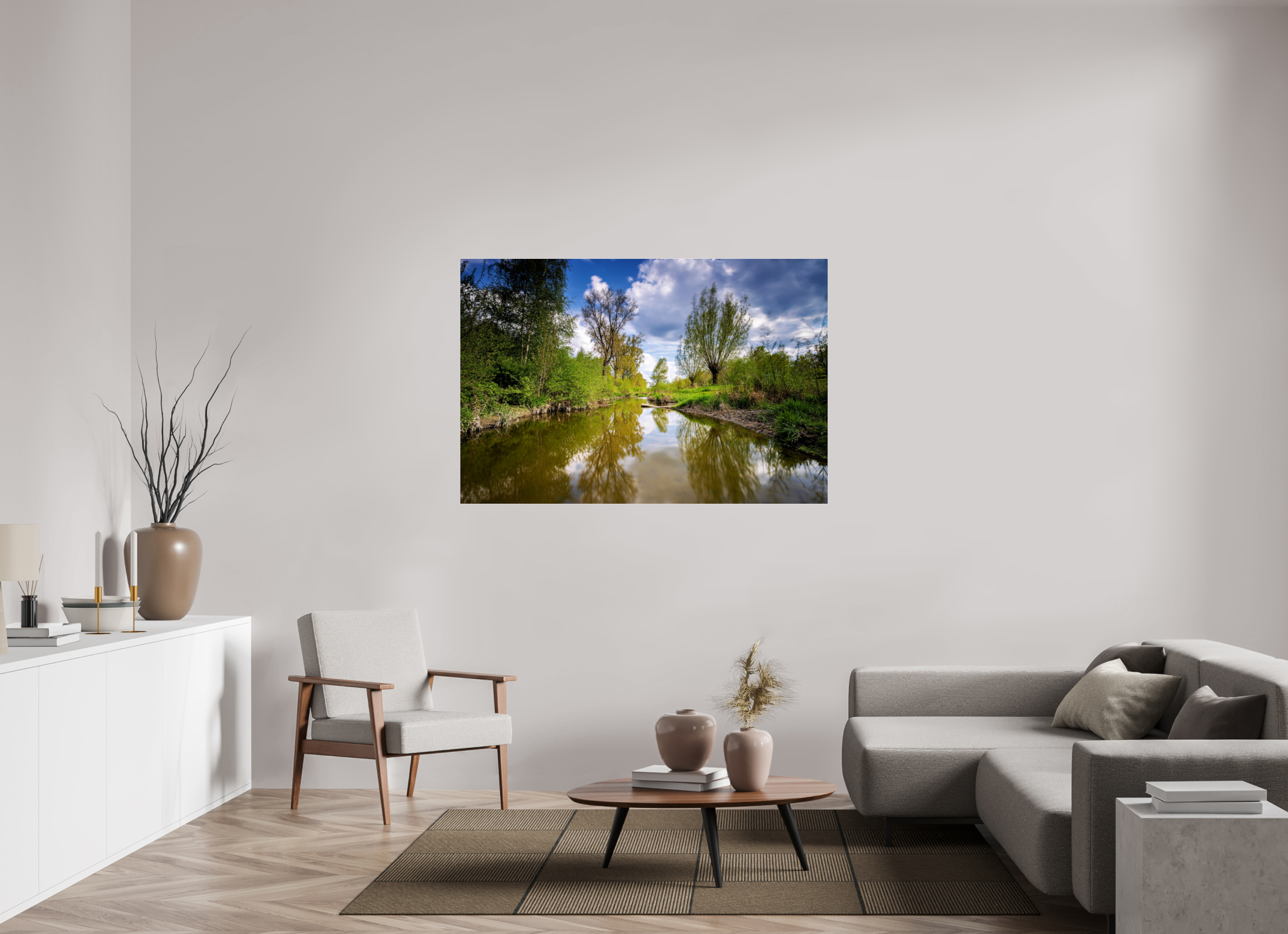 150 x 100 cm, Photo Print Under Acrylic Glass Aa Renaturierung