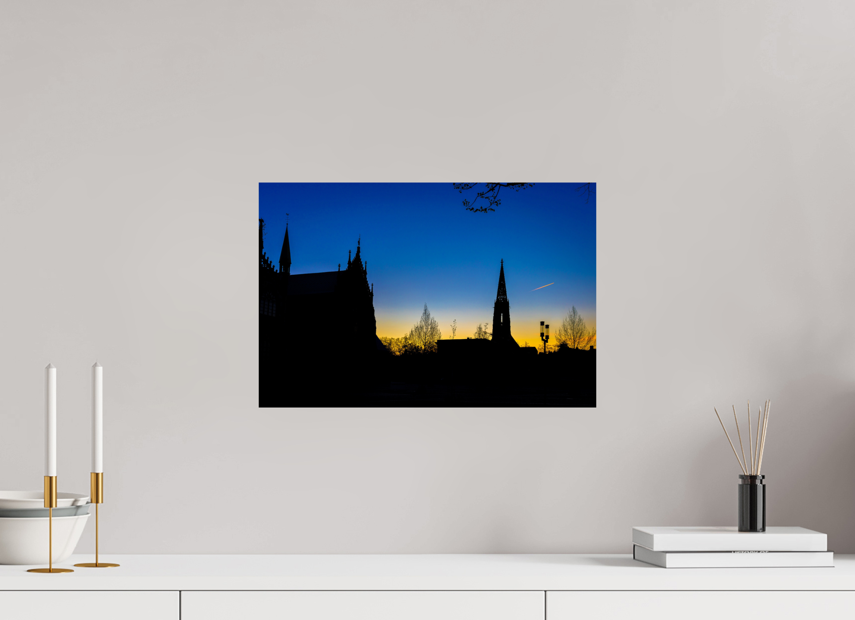 45 x 30 cm, Baryta - Fine Art Lamberti - Dom bei Sonnenaufgang