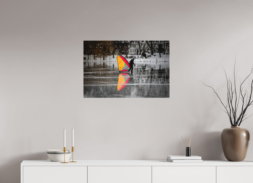 75 x 50 cm, Acrylglas Fine Art Pigmentdruck Der Eissegler