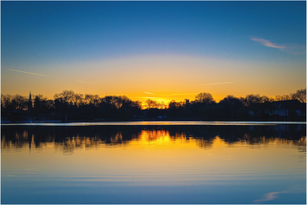 Main image Der Aasee bei Sonnenaufgang