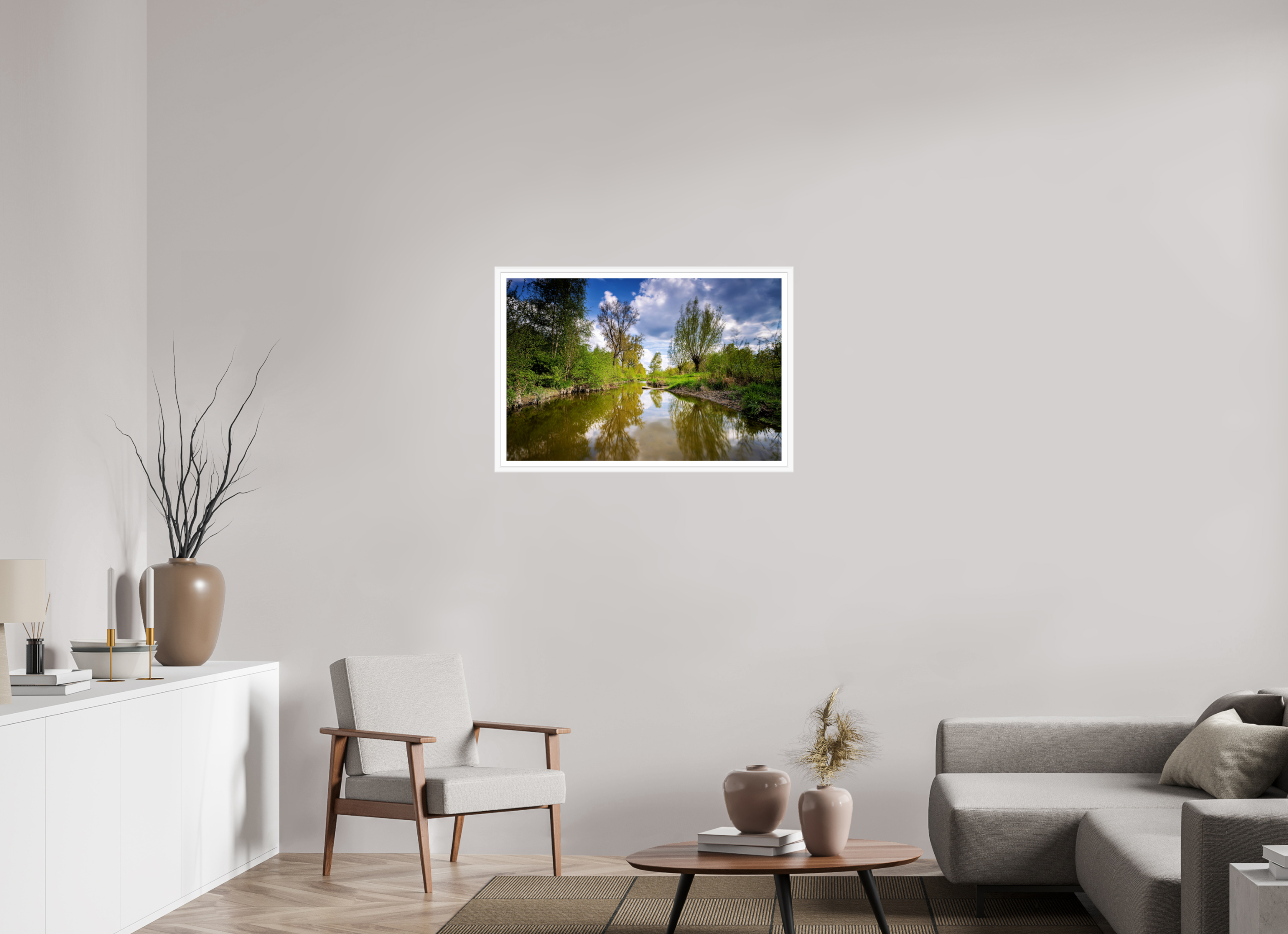 90 x 60 cm, Bern weiß und Rand Aa Renaturierung