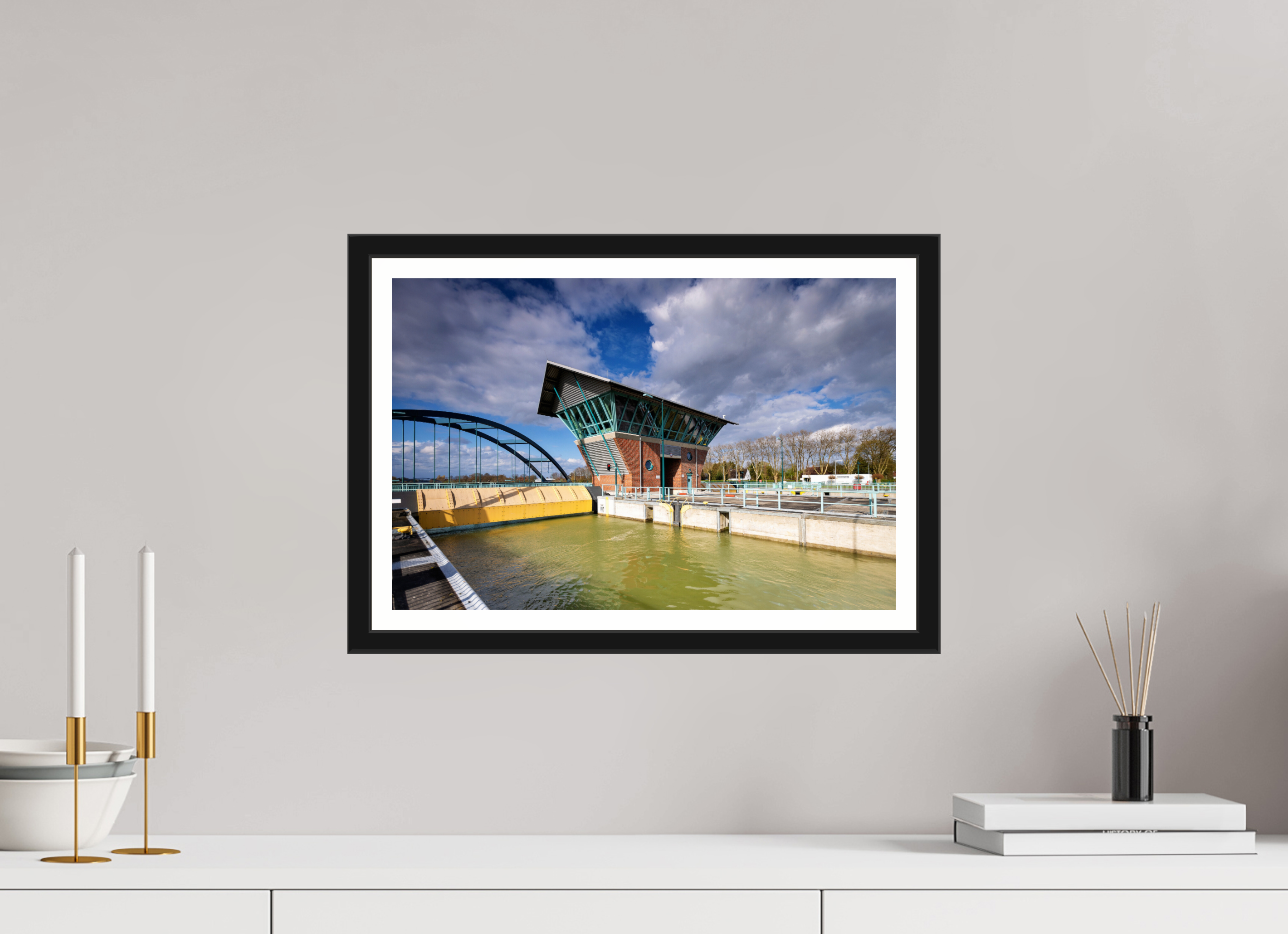 45 x 30 cm, Bern und Rand Die Schleuse - Der Tower