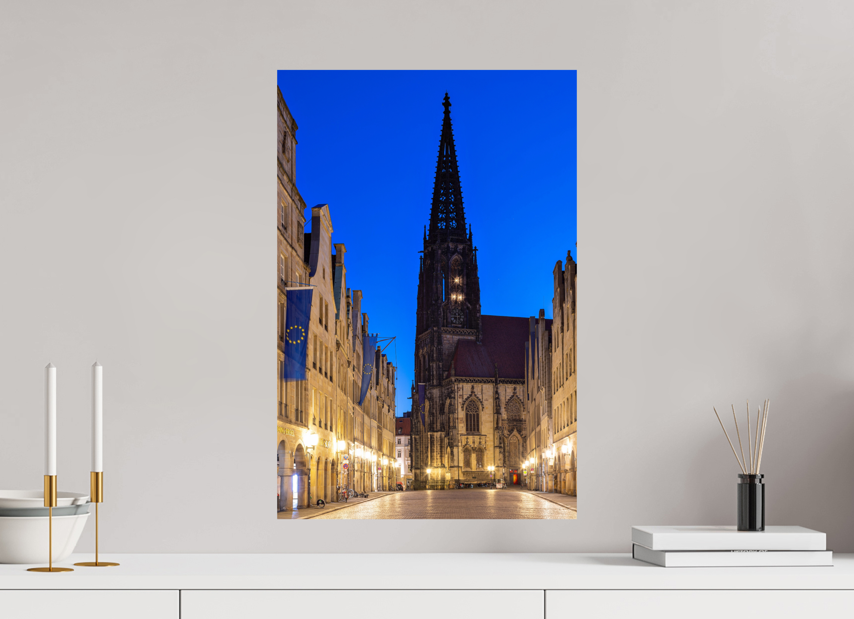 40 x 60 cm, Photo Print On Fuji Crystal DP II Lamberti bei Nacht + Prinzipal