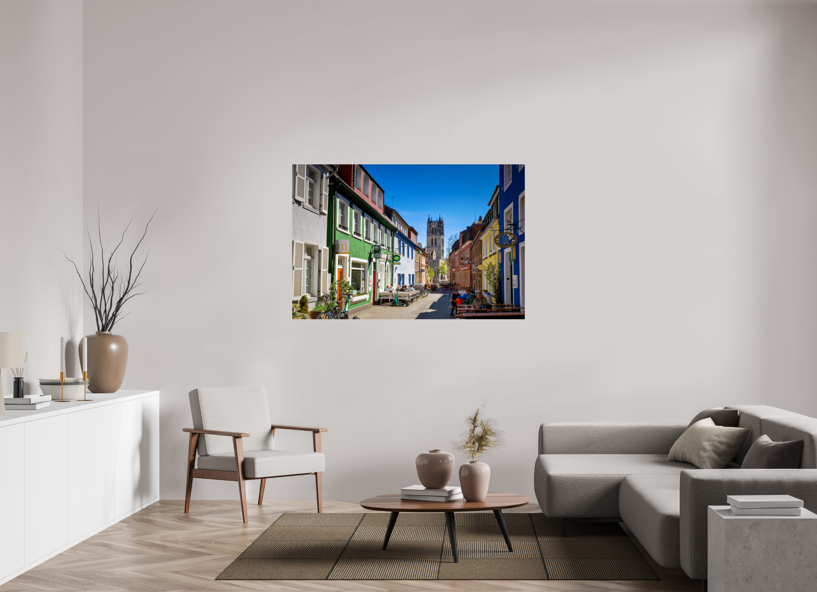 150 x 100 cm, Photo Print On Fuji Crystal DP II Altstadt