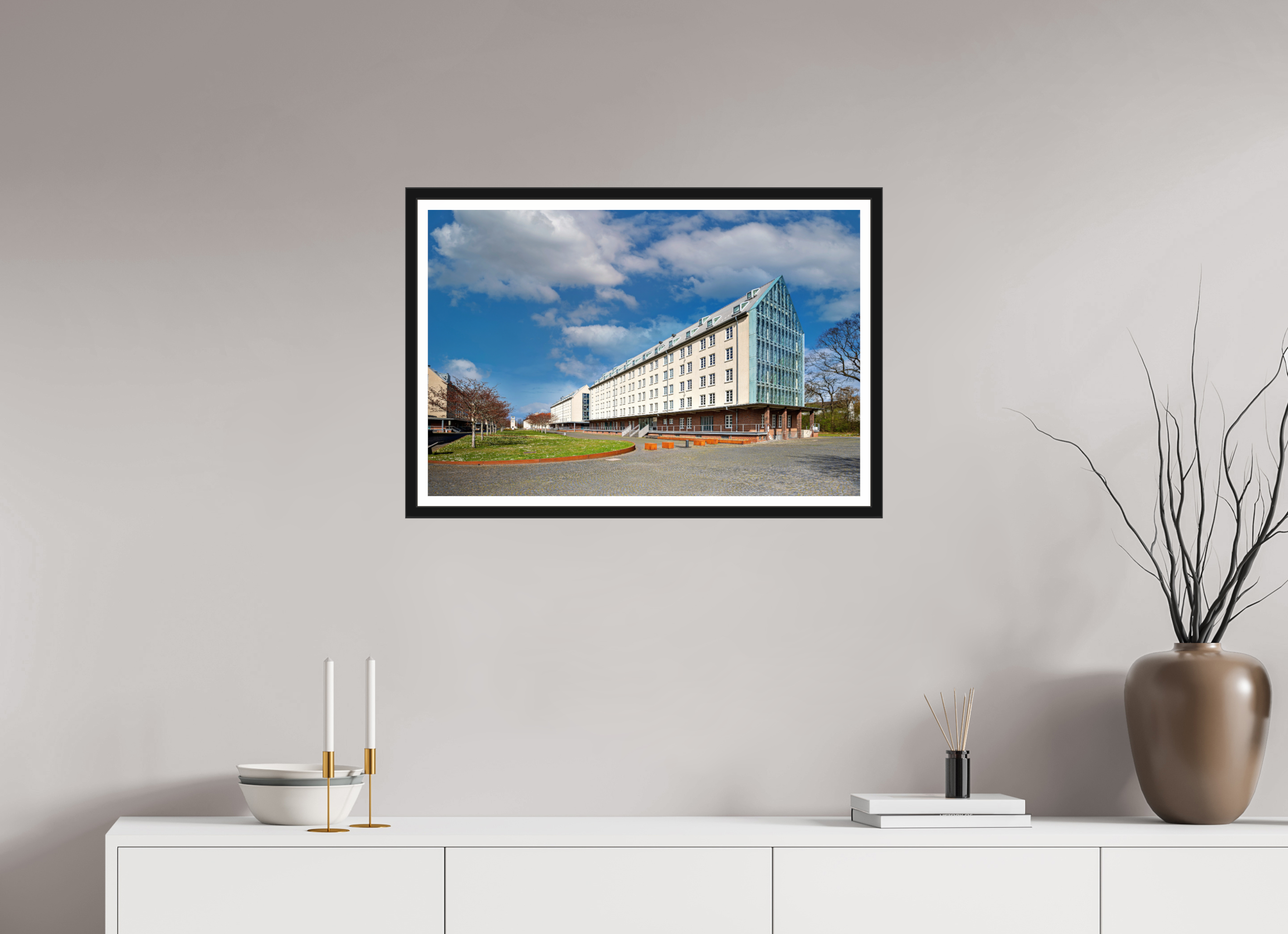 75 x 50 cm, Bern und Rand Die Speicherstadt