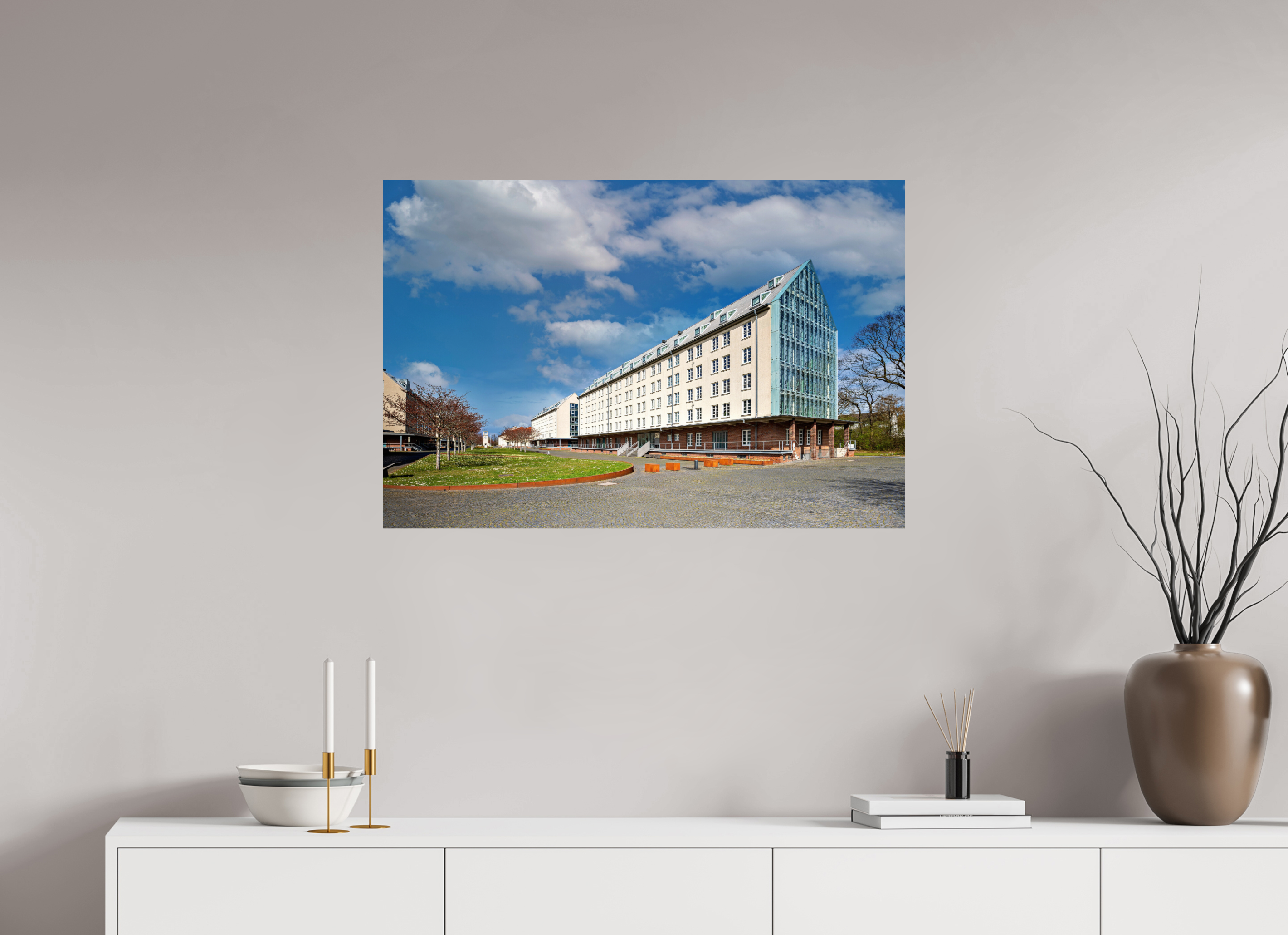 90 x 60 cm, Photo Print On Fuji Crystal DP II Die Speicherstadt