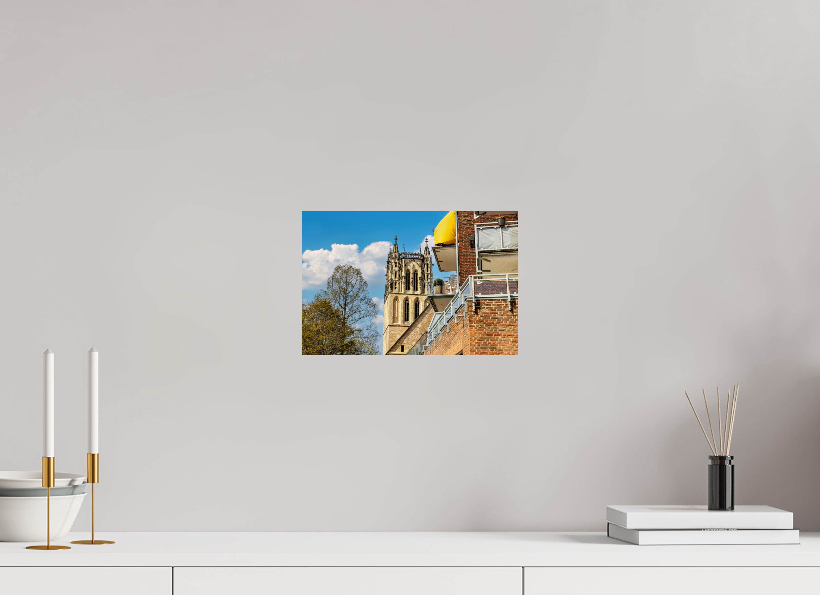 30 x 20 cm, Baryta - Fine Art Überwasserkirche - Der Turm