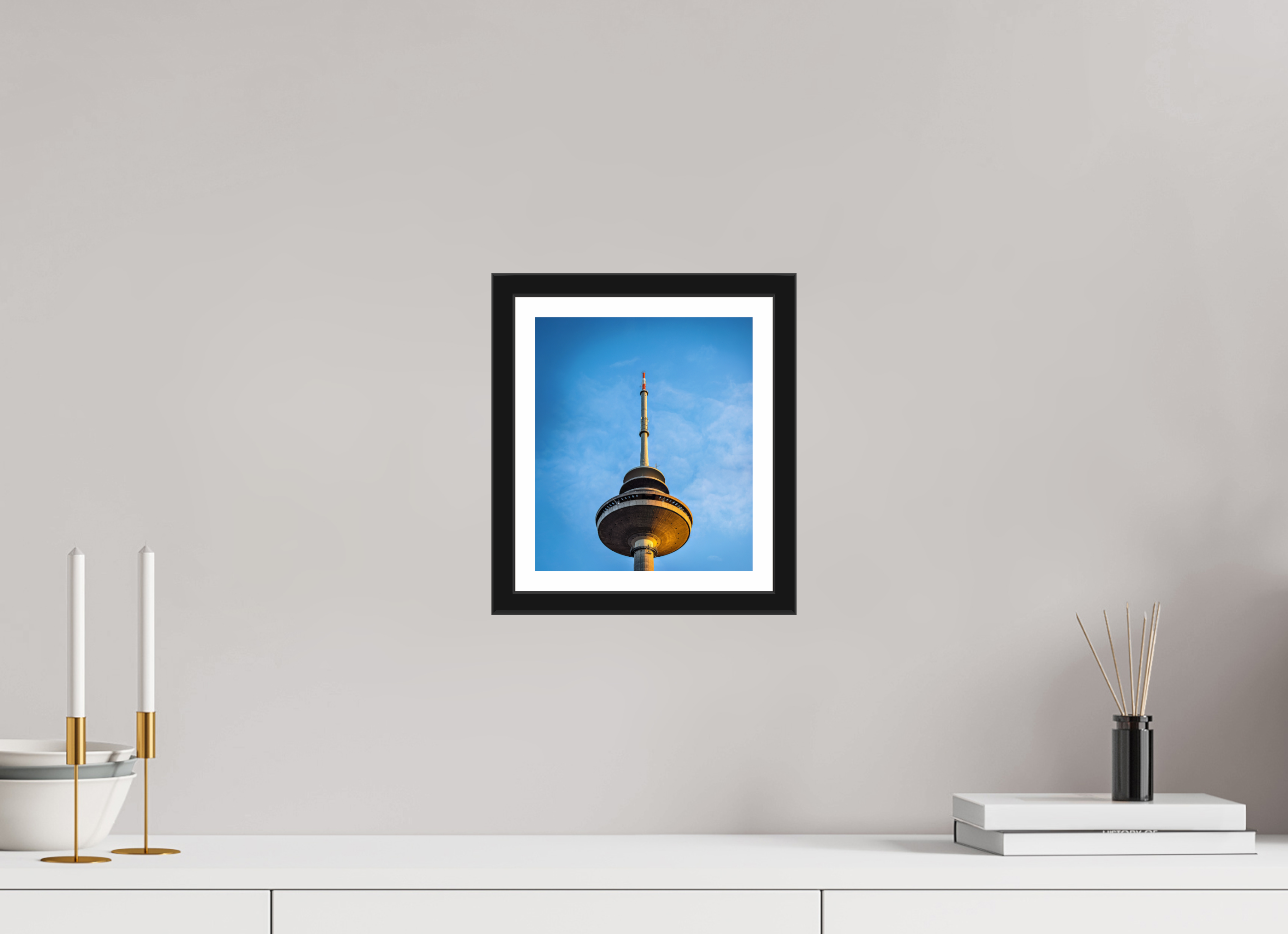 20 x 23,2 cm, Bern und Rand Der Fernsehturm - Die Spitze