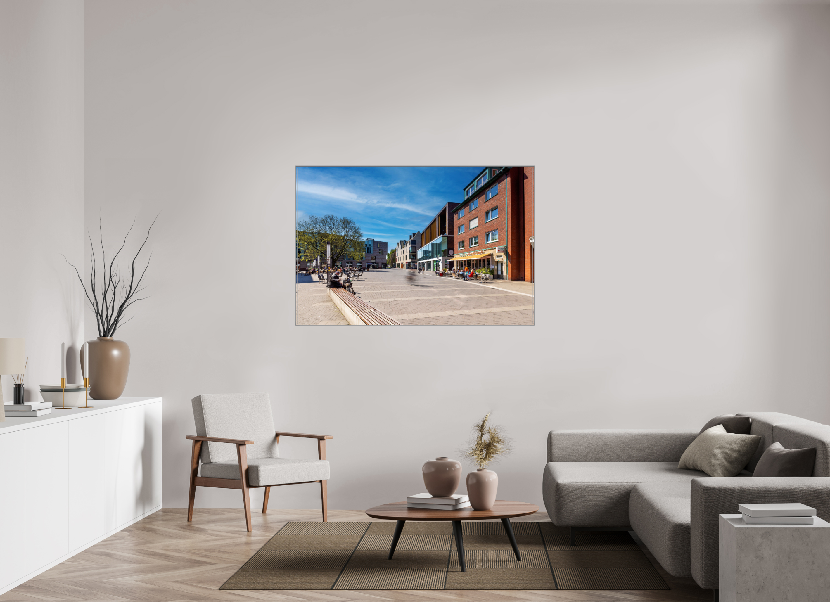 150 x 100 cm, Alurahmen 25mm Stubengasse - Innenstadt