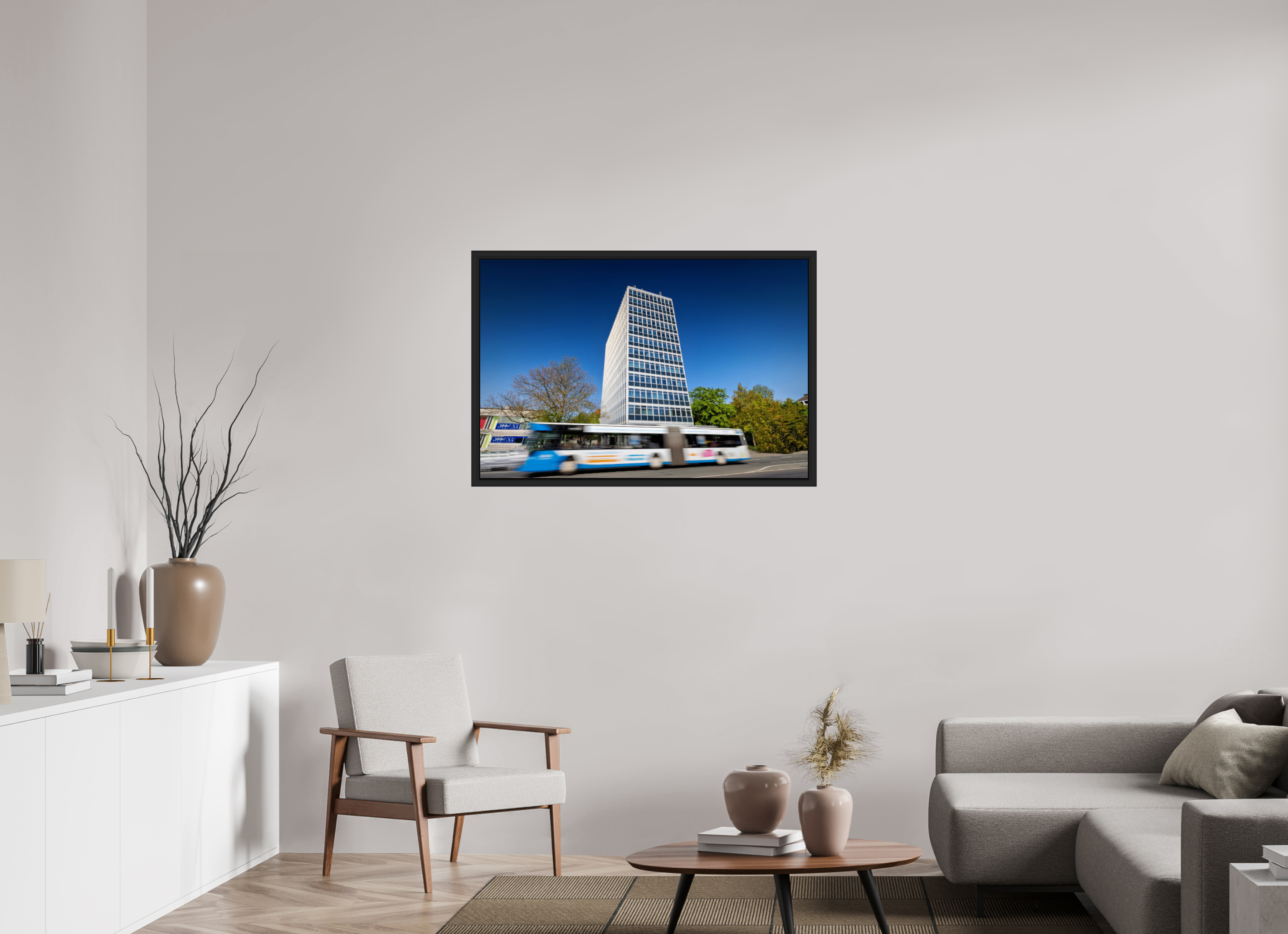 105 x 70 cm, Tokyo 20mm Schattenfuge 4mm Servatii mit Bus