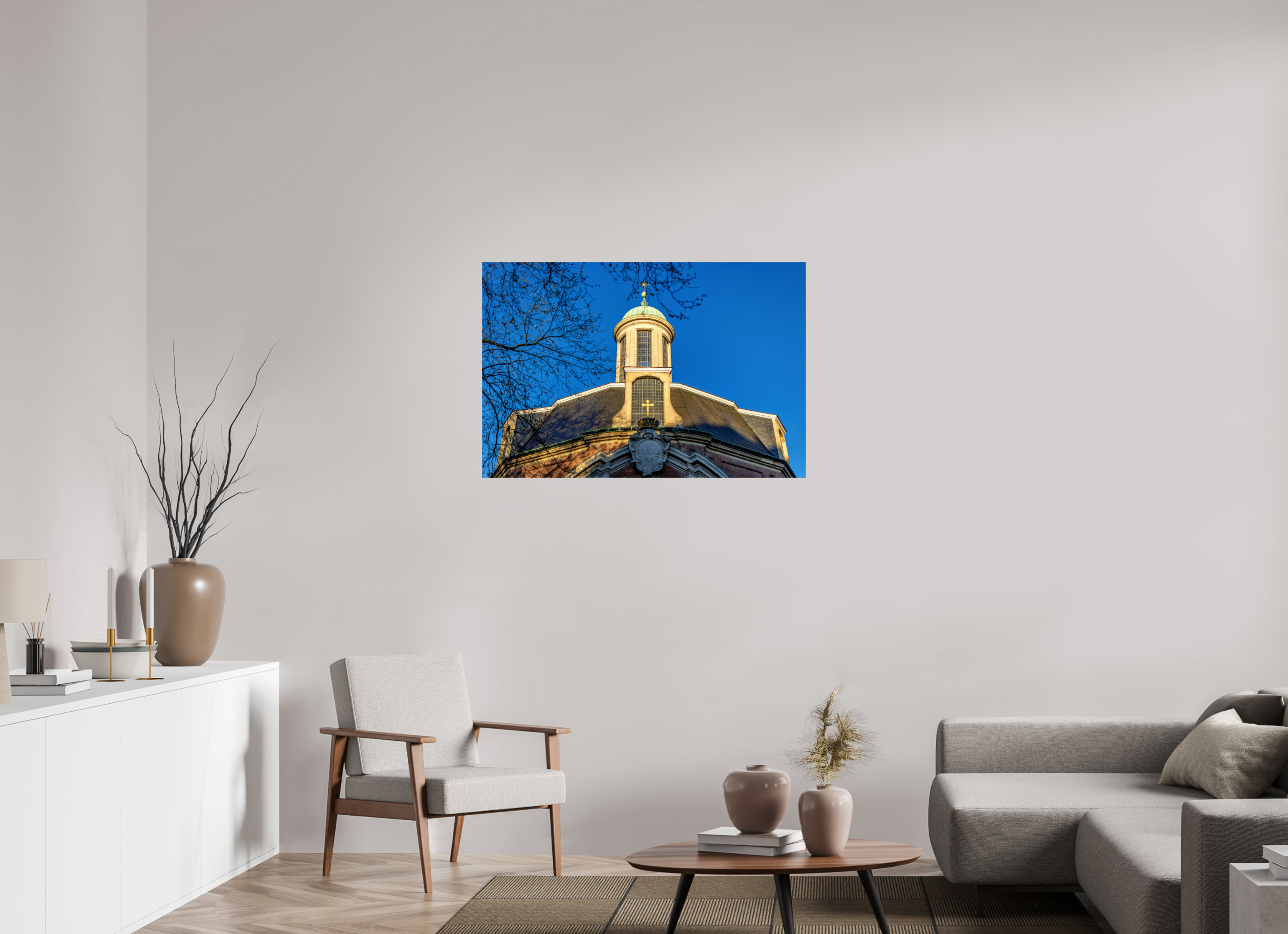 105 x 70 cm, Baryta - Fine Art Clemeskirche