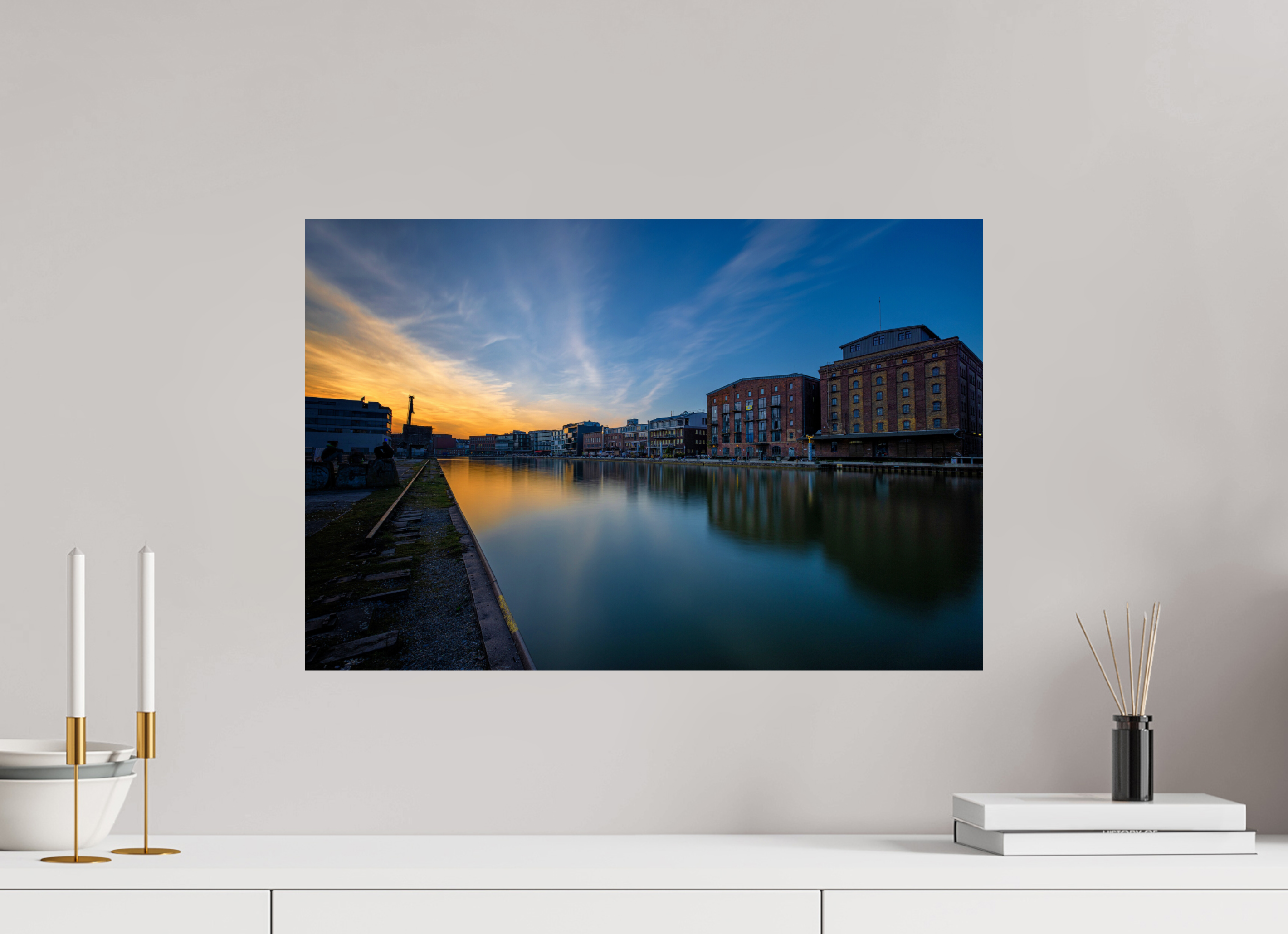 60 x 40 cm, Photo Print On Fuji Crystal DP II Der Hafen im Überblick Teil 2