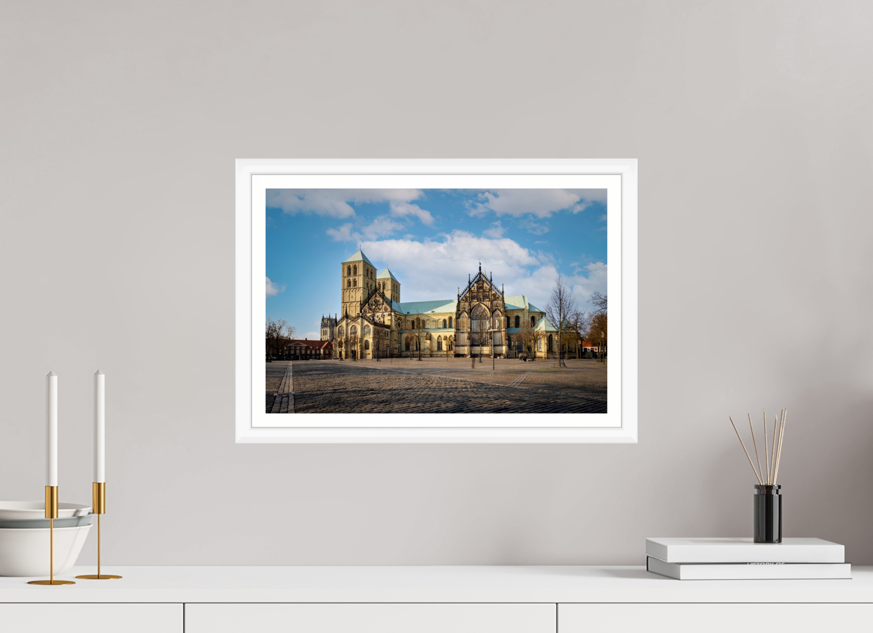 45 x 30 cm, Bern weiß und Rand Der Dom