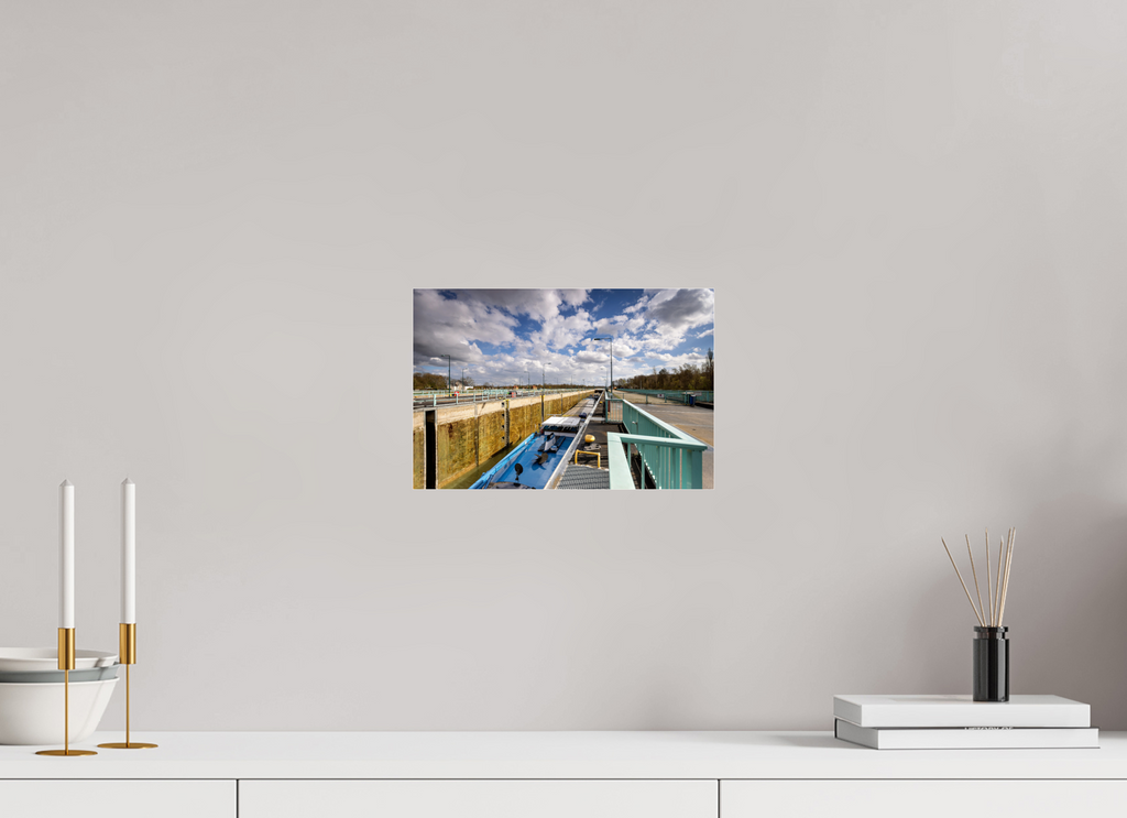 30 x 20 cm, Photo Print Under Acrylic Glass Die Schleuse