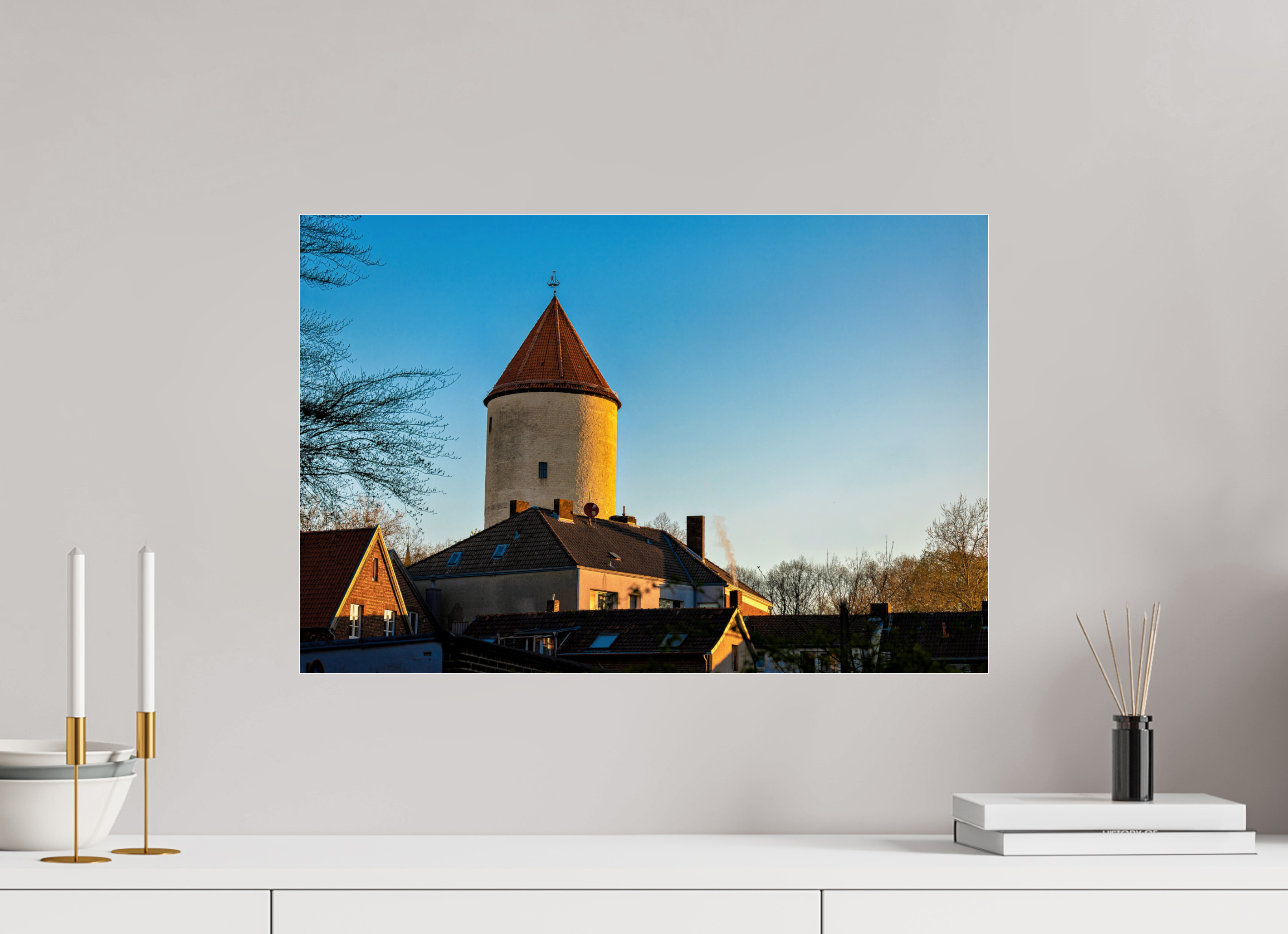 60 x 40 cm, Photo Print Under Acrylic Glass Buddenturm