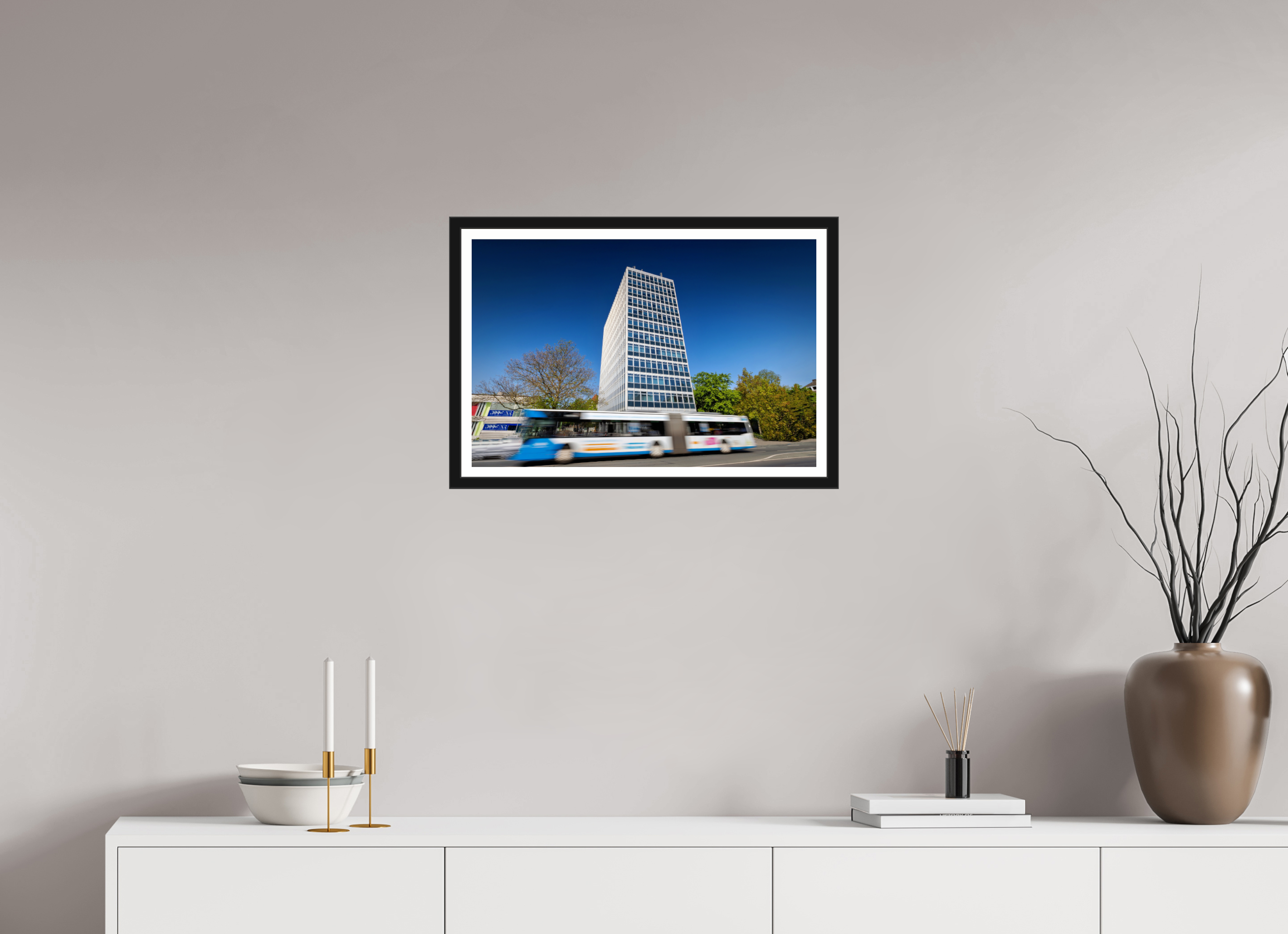 60 x 40 cm, Bern und Rand Servatii mit Bus