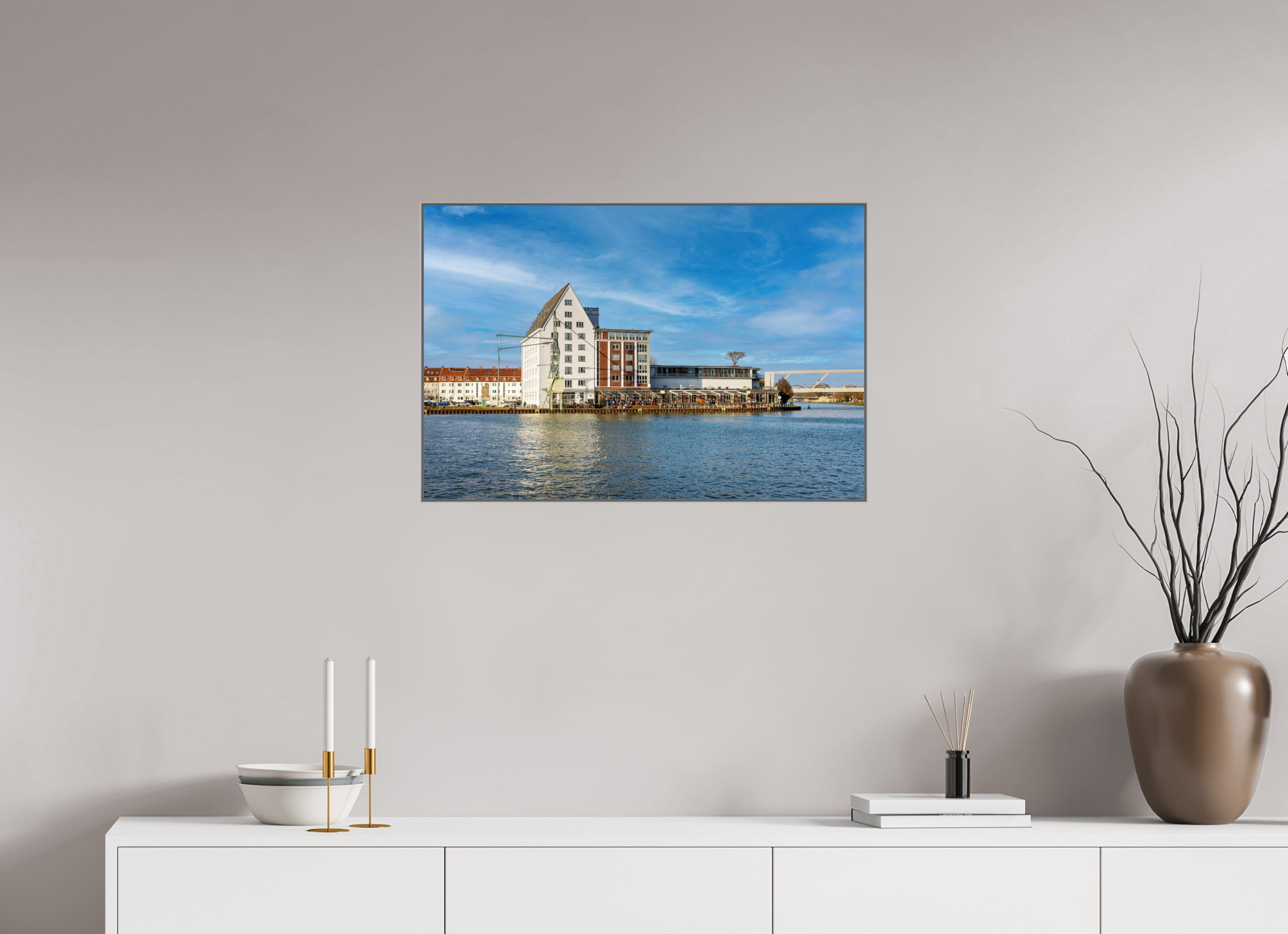 75 x 50 cm, Alurahmen 25mm Kuhr Speicher