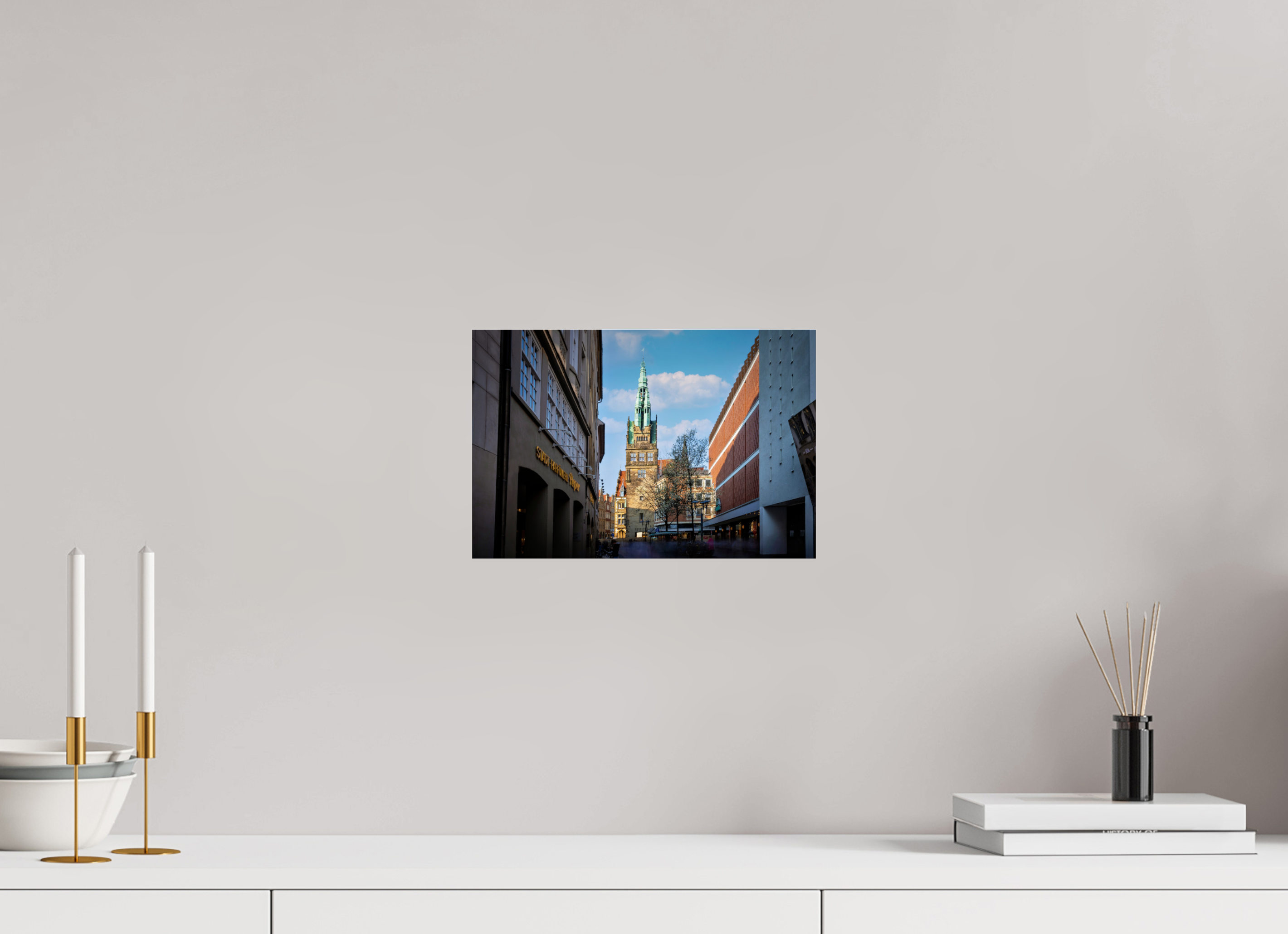 30 x 20 cm, Photo Print Under Acrylic Glass Der Stadthausturm