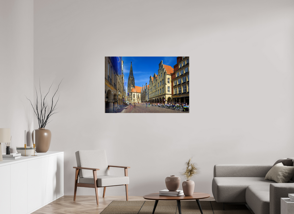 120 x 80 cm, Photo Print On Fuji Crystal DP II Lambertikirche - Prinzipalmarkt