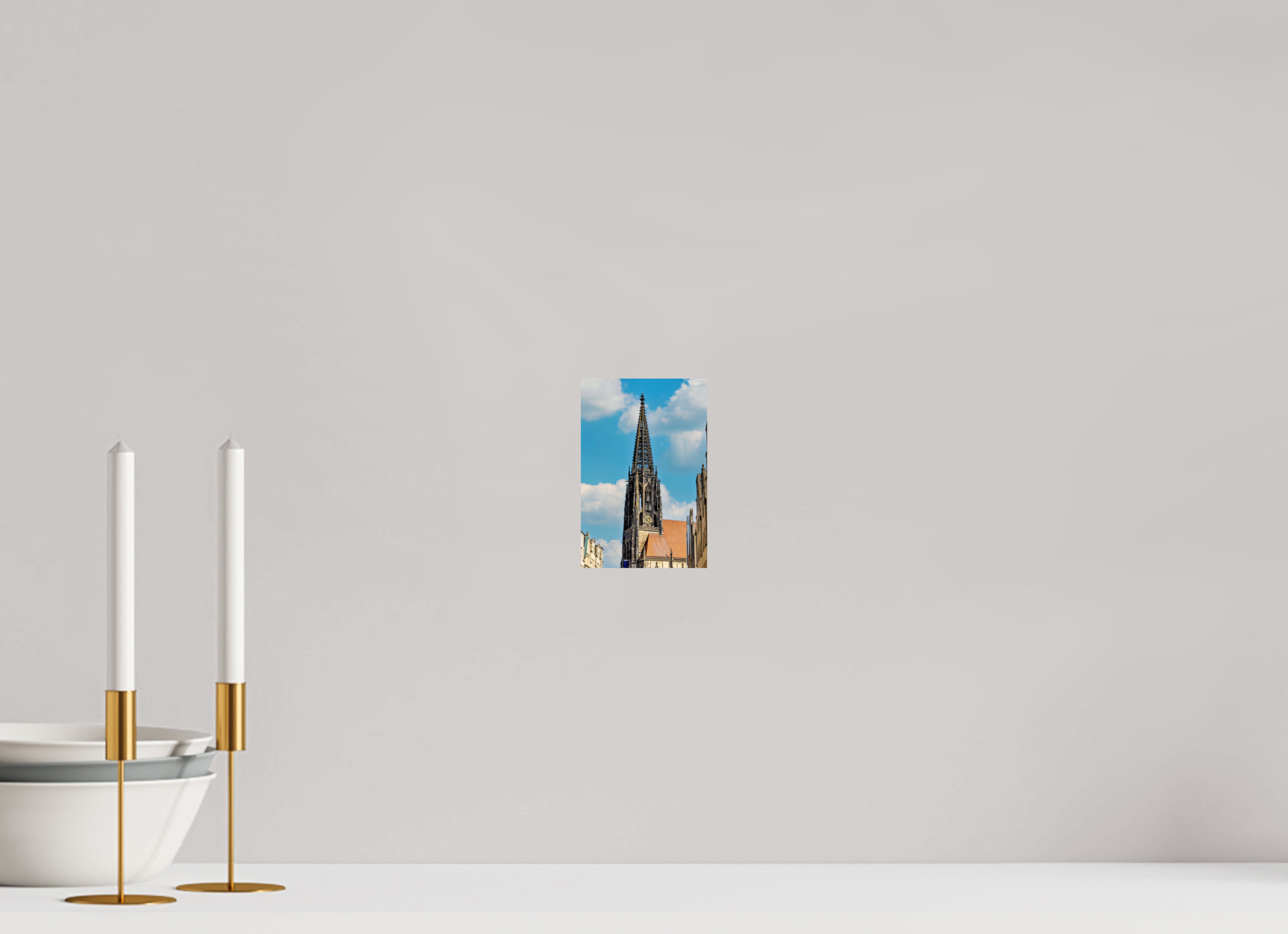 10 x 15 cm, Baryta - Fine Art Lambertikirche - Der Turm