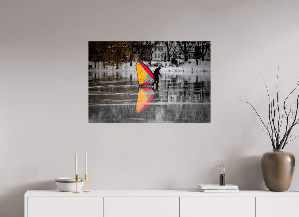 90 x 60 cm, Photo Print Under Acrylic Glass Der Eissegler