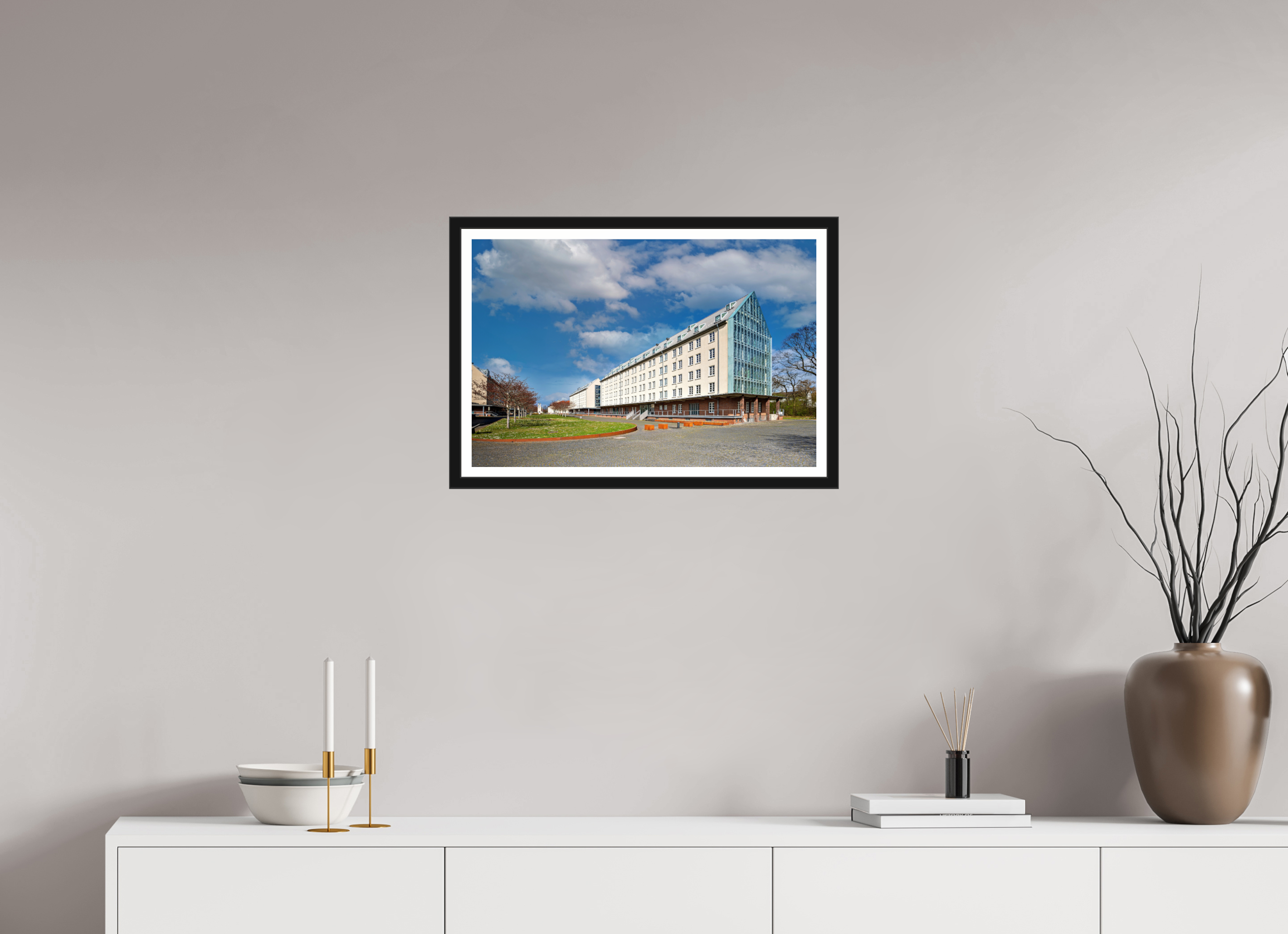 60 x 40 cm, Bern und Rand Die Speicherstadt